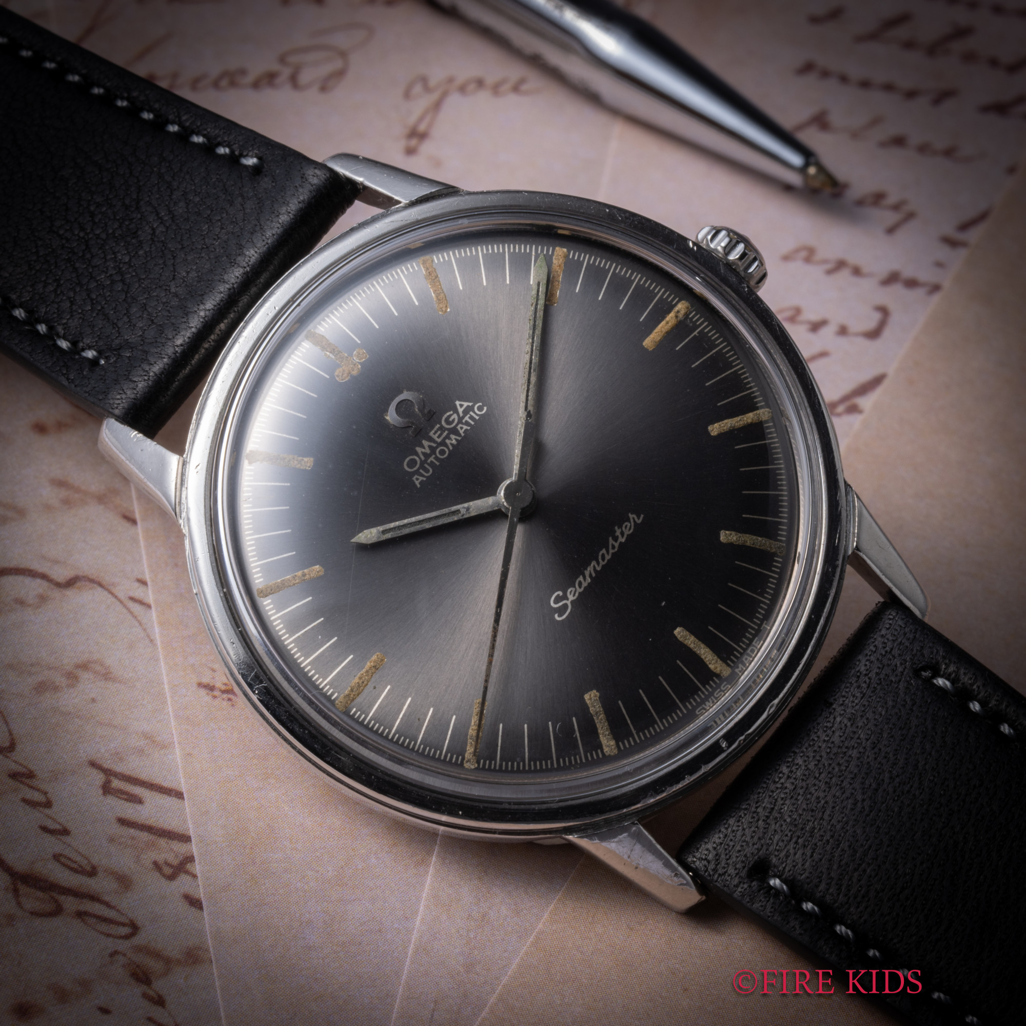オメガ OMEGA シーマスター1965年製 Ref.165.002 グレー 自動巻 Cal.552