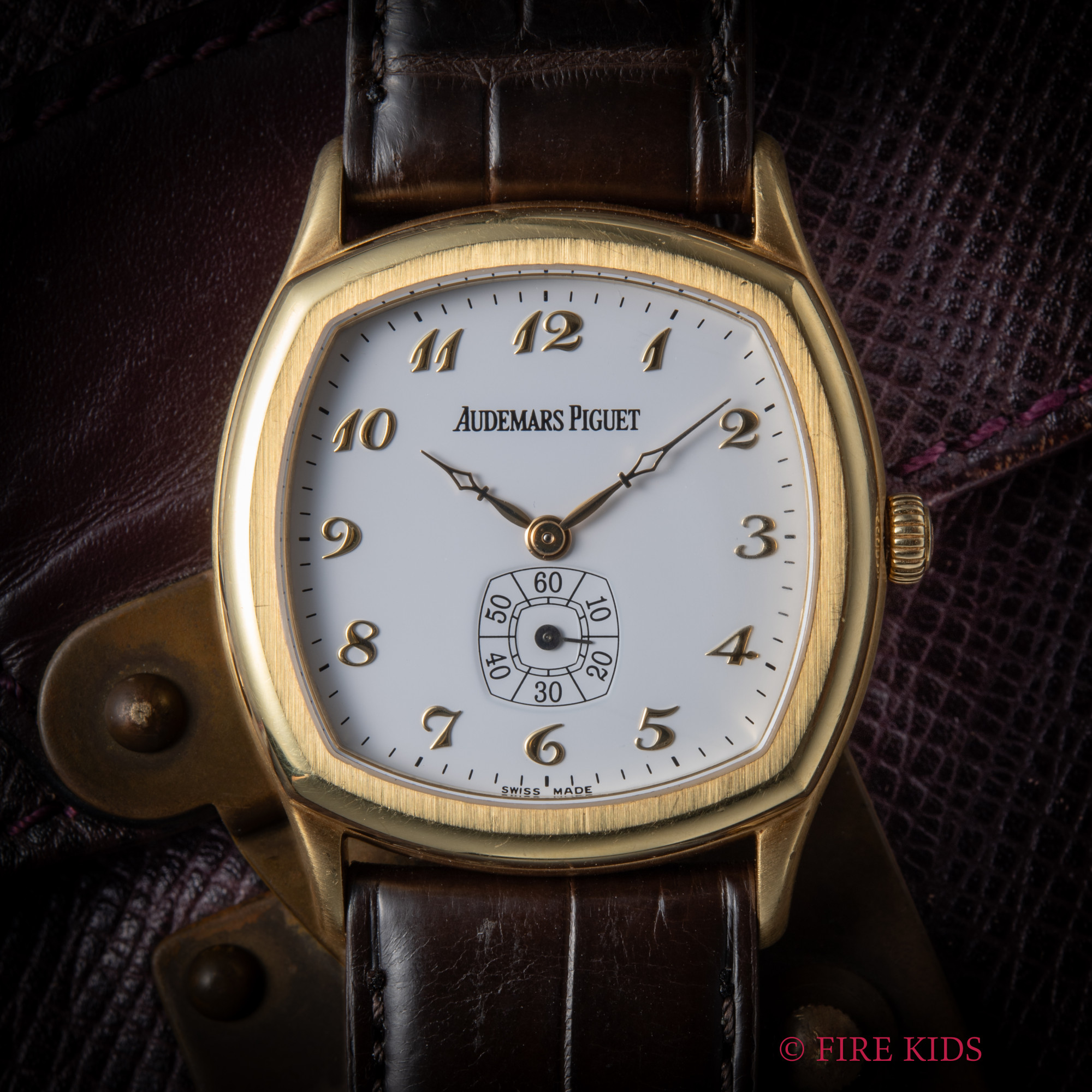 オーデマピゲ AUDEMARS PIGUET 110周年記念 1996年製 18金無垢 Cal.2085 手巻き 純正金無垢尾錠