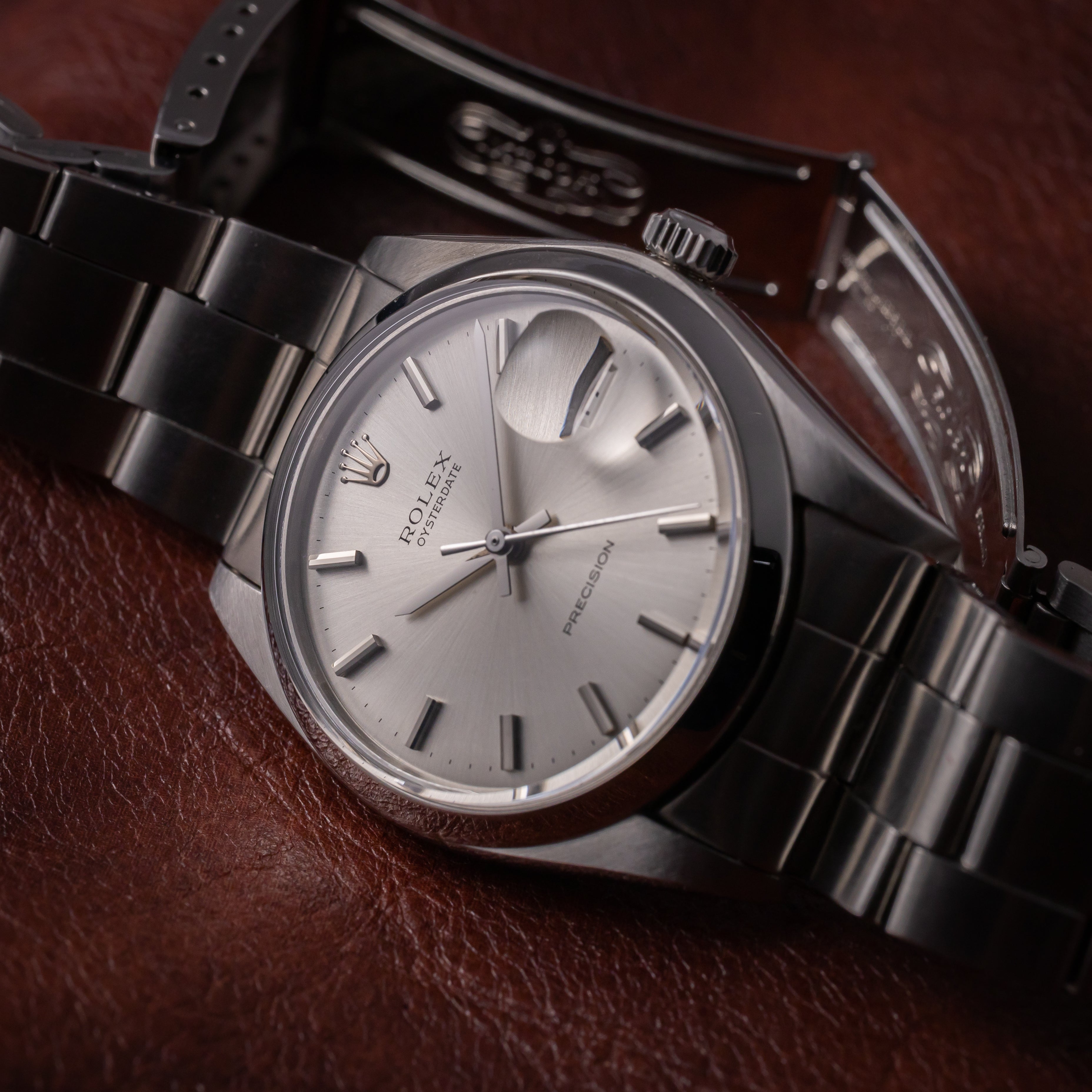 ロレックス オイスターデイト 1972年製 Ref.6694 シルバーダイヤル