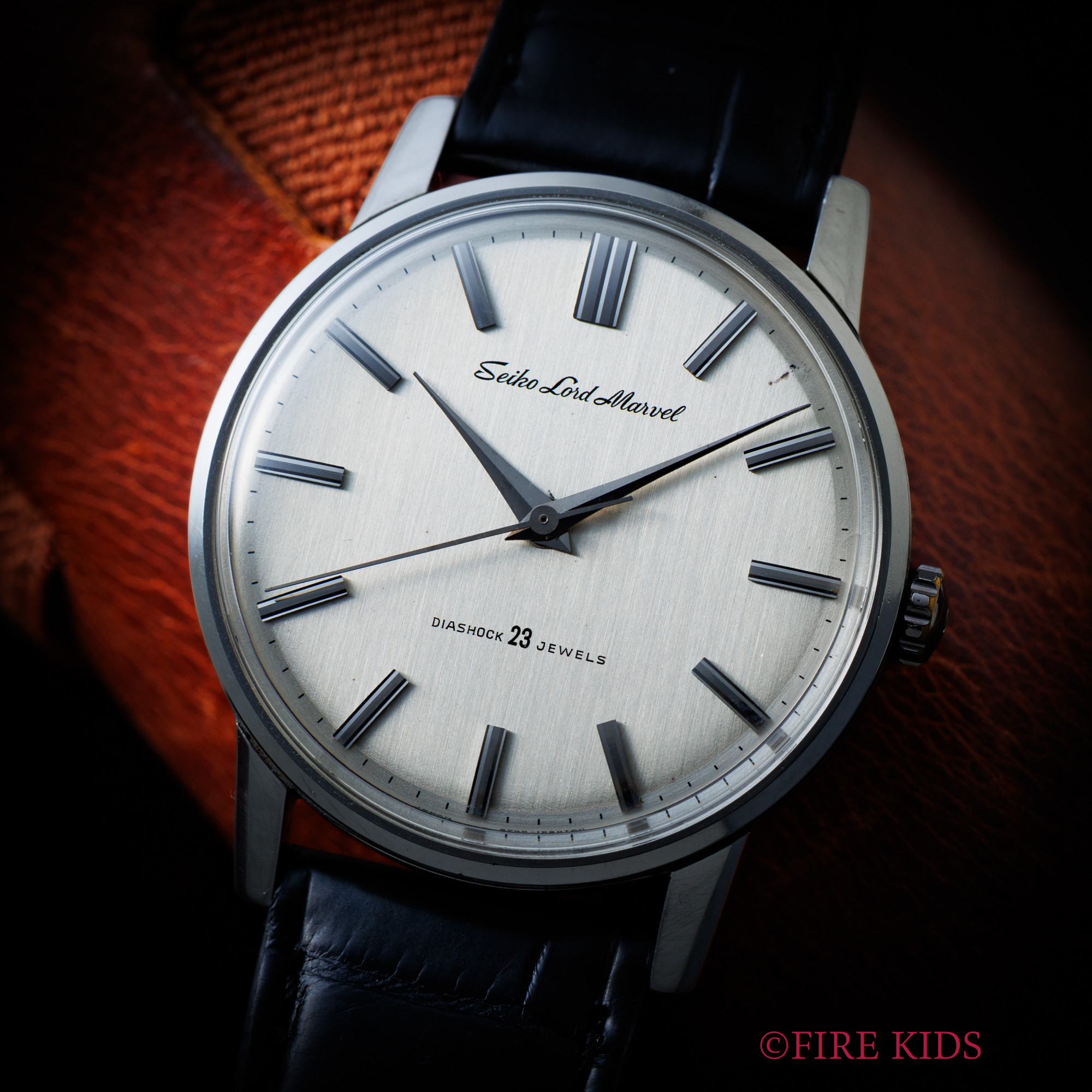 セイコー SEIKO ロードマーベル 1964年製 ロービート 23石手巻き ステンレスケース Ref.5740-1990