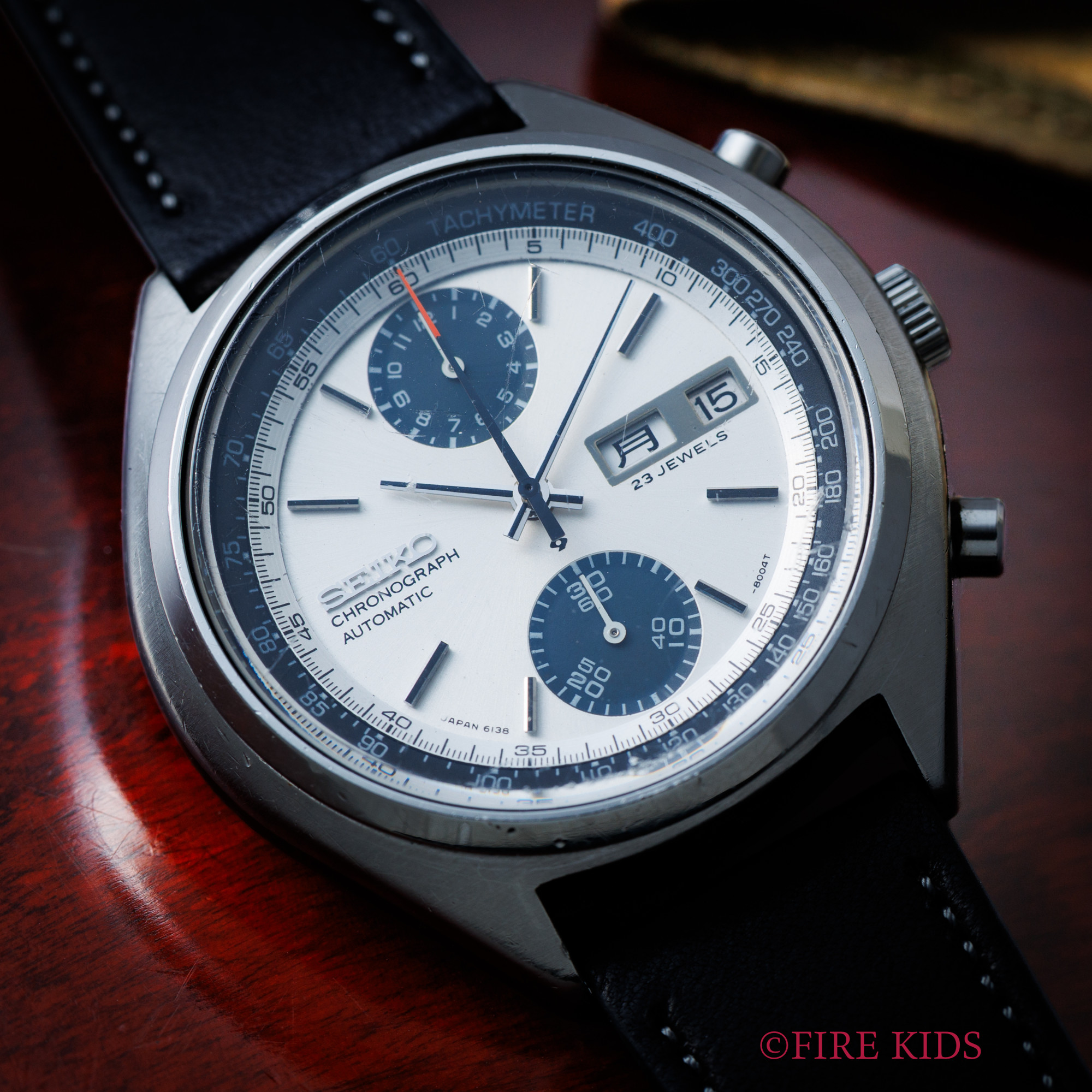 セイコー 1975年製 クロノグラフ ベビーパンダ Ref.6138-8001 自動巻き Cal.6138