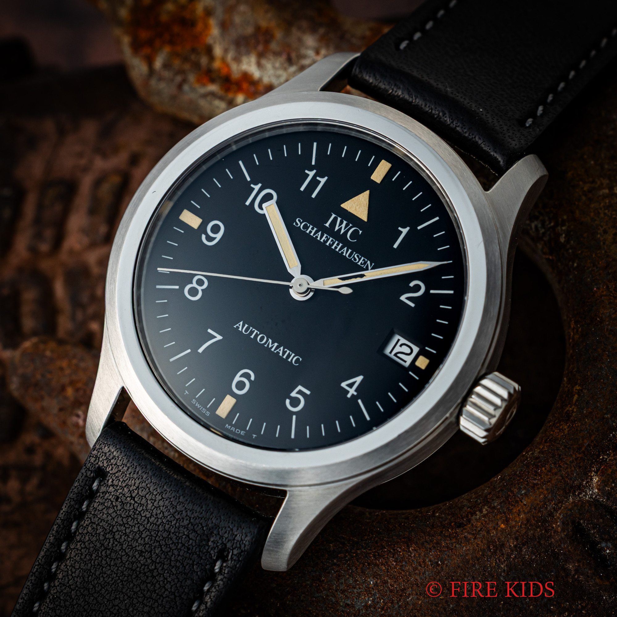 IWC マーク12 1993年製Ref.3241-001Cal.884ジャガールクルトベース 自動巻 ギャラ、純正尾錠付
