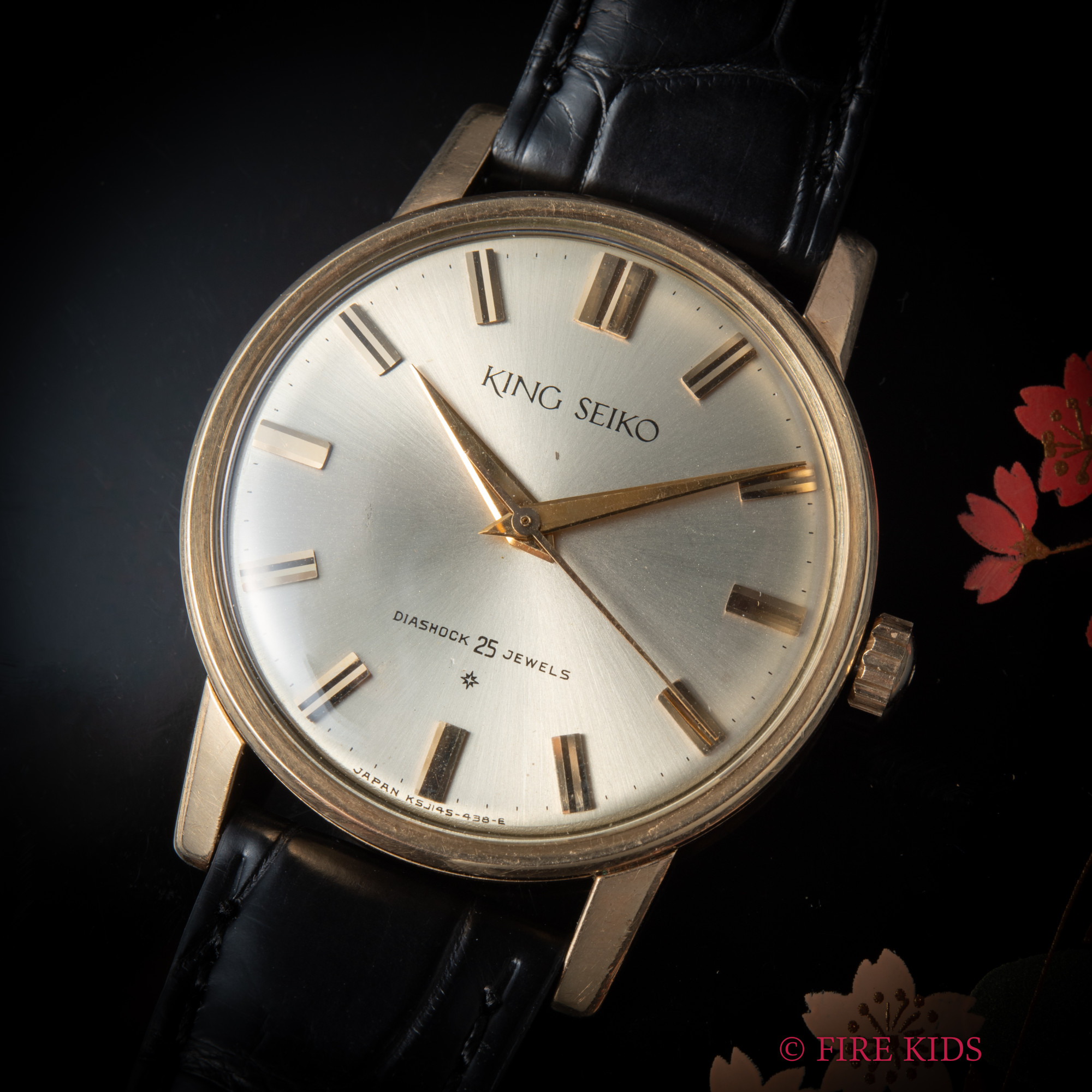 キングセイコー KINGSEIKO ファーストモデル 1961年製 SDダイヤル 100ミクロン金張り Ref. J14102E KS