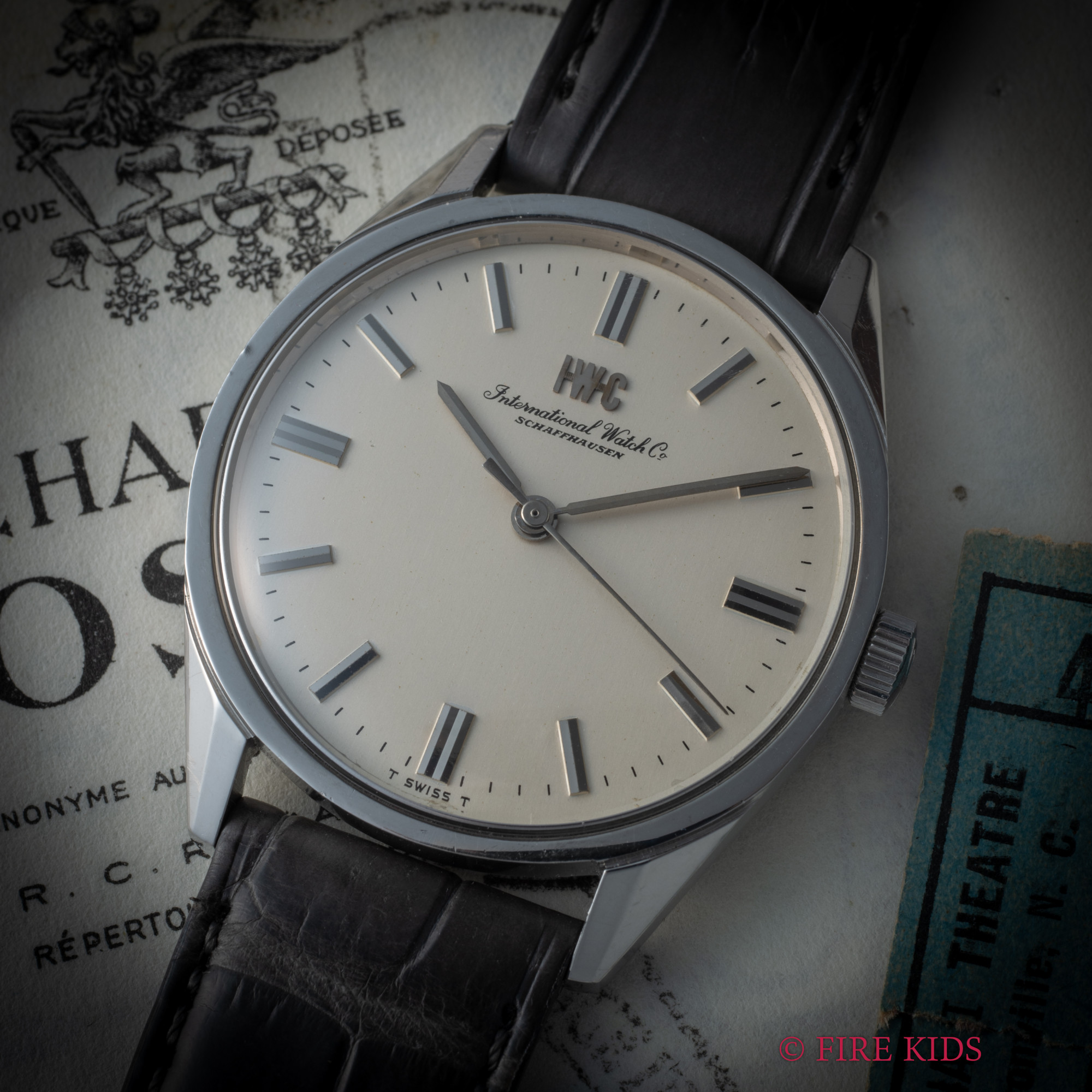 IWC Cal.89 1969年製 手巻き ノンデイト お魚リューズ