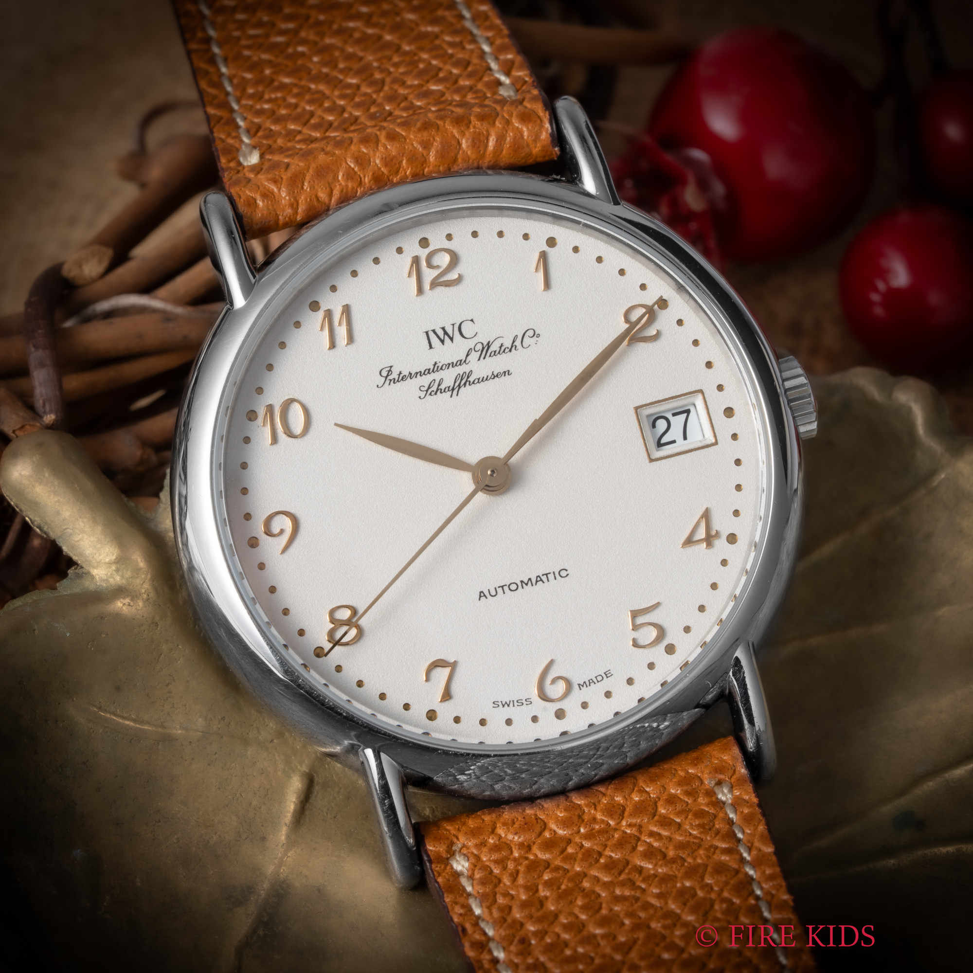 IWC ポートフィノ 2001年製 全アラビアダイヤル Ref.3513 自動巻 純正尾錠
