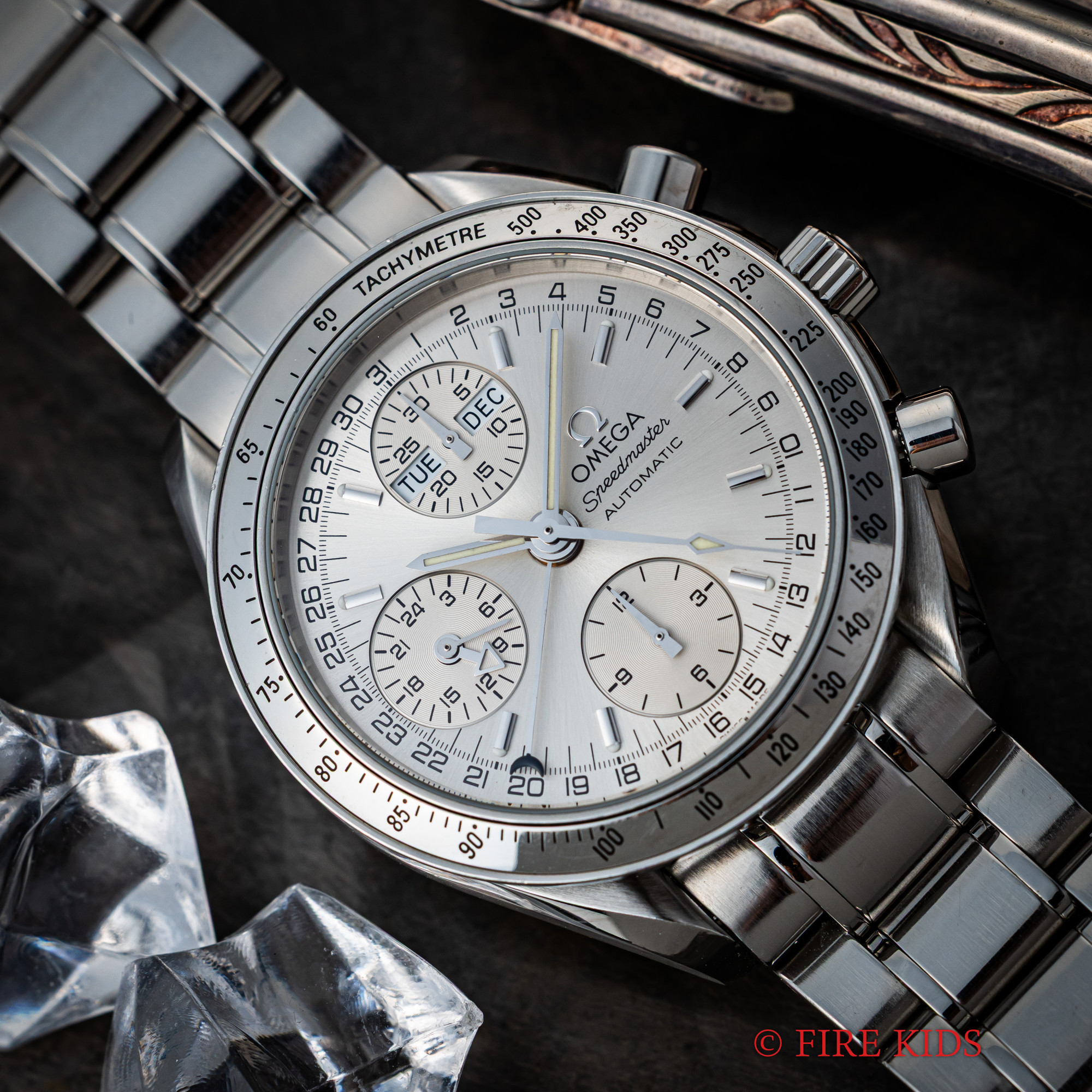 オメガ OMEGA スピードマスター トリプルカレンダー 1998年製 Ref.175.0084 自動巻き Cal.1151  純正ステンブレス