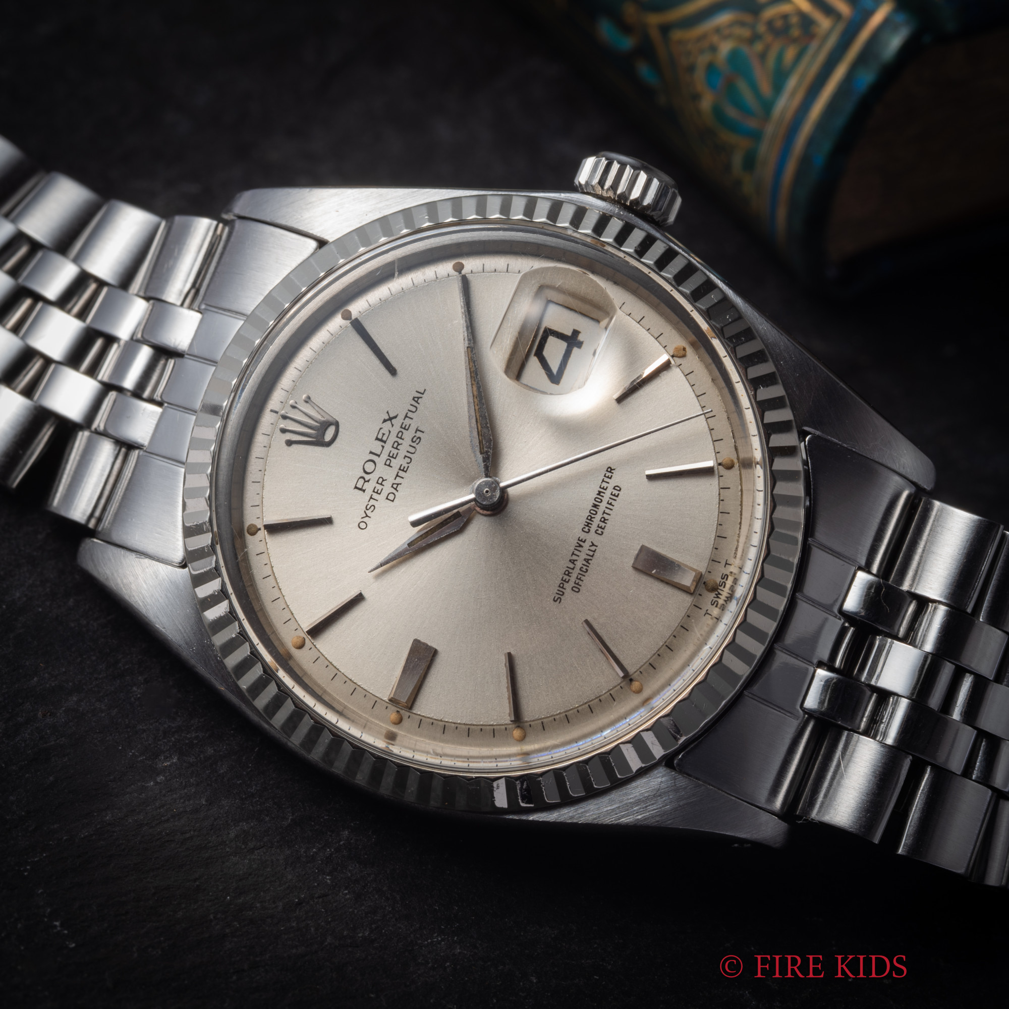ロレックス ROLEX デイトジャスト 1965年製 Ref.1601 アルファハンド ドアストップ 自動巻き 純正ジュビリーブレス