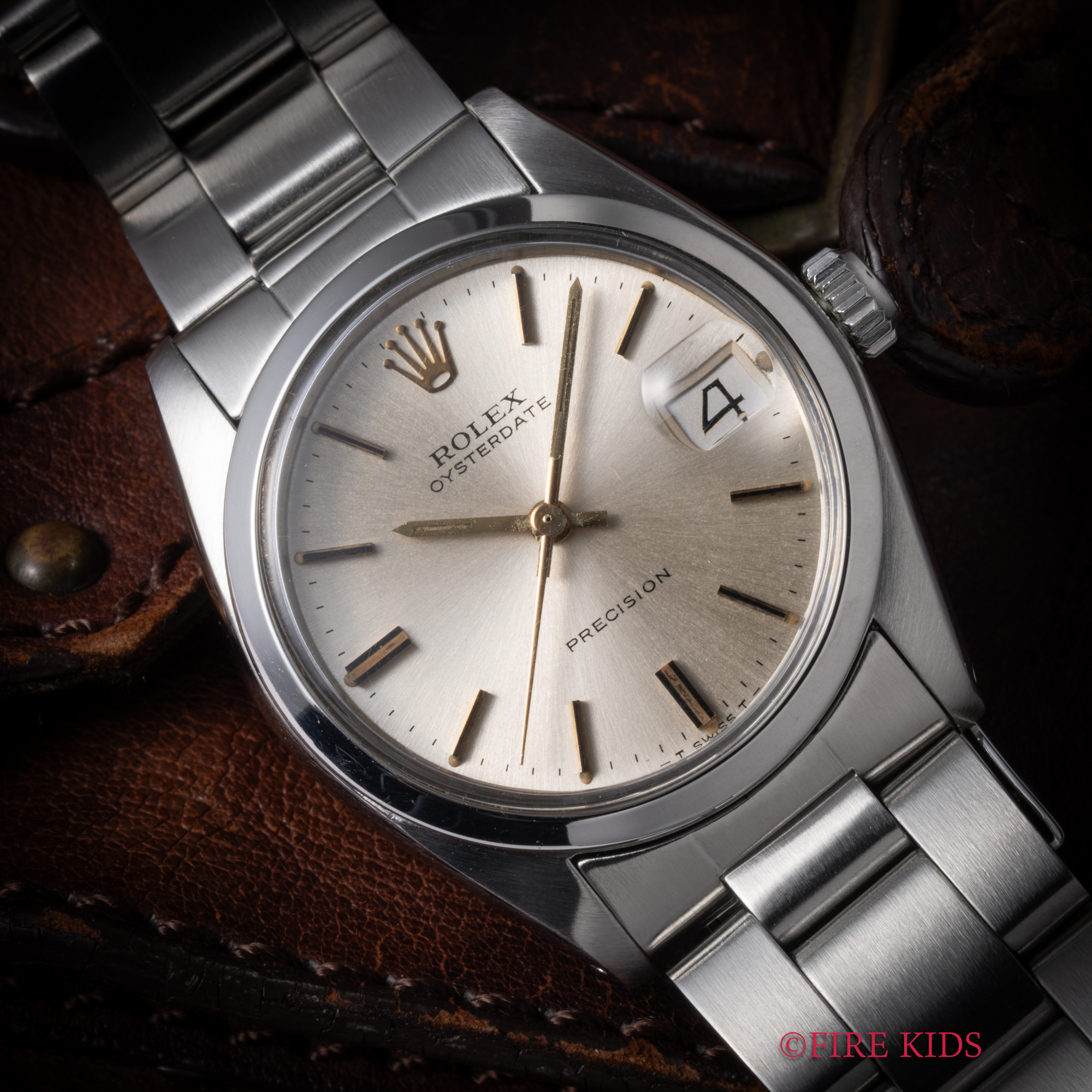 ロレックス ROLEX 1979年製 オイスターデイト 30mmケース シルバーカラーダイヤル Ref.6466