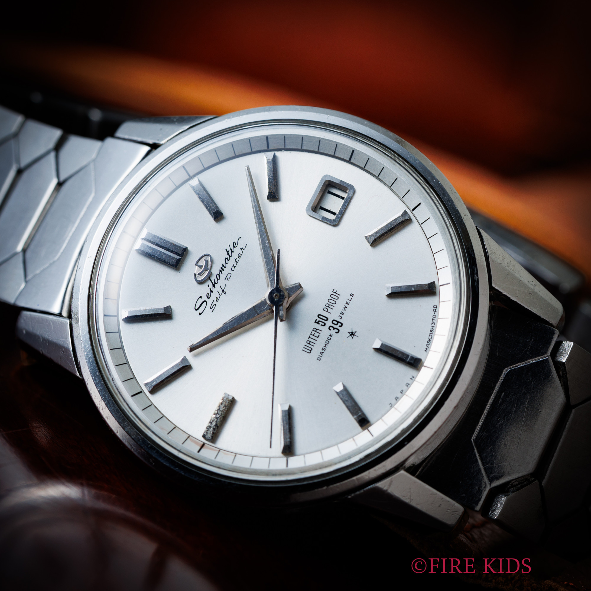 セイコー SEIKO マチック39石 1963年製 Ref.J13060 秒針規制装置付自動巻 純正ステンレスブレス