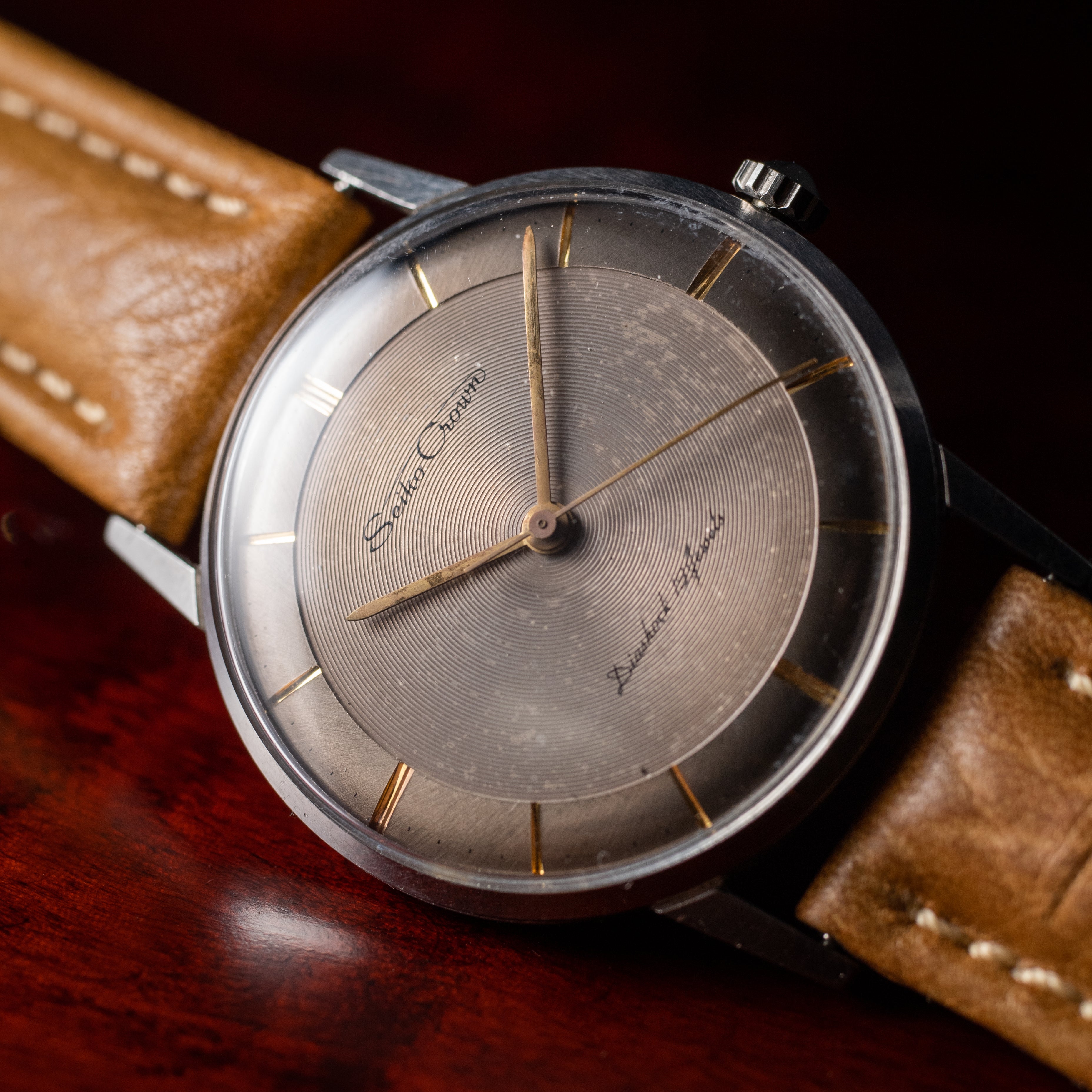 セイコー クラウン 1959年製 手巻き SS レコードダイヤル