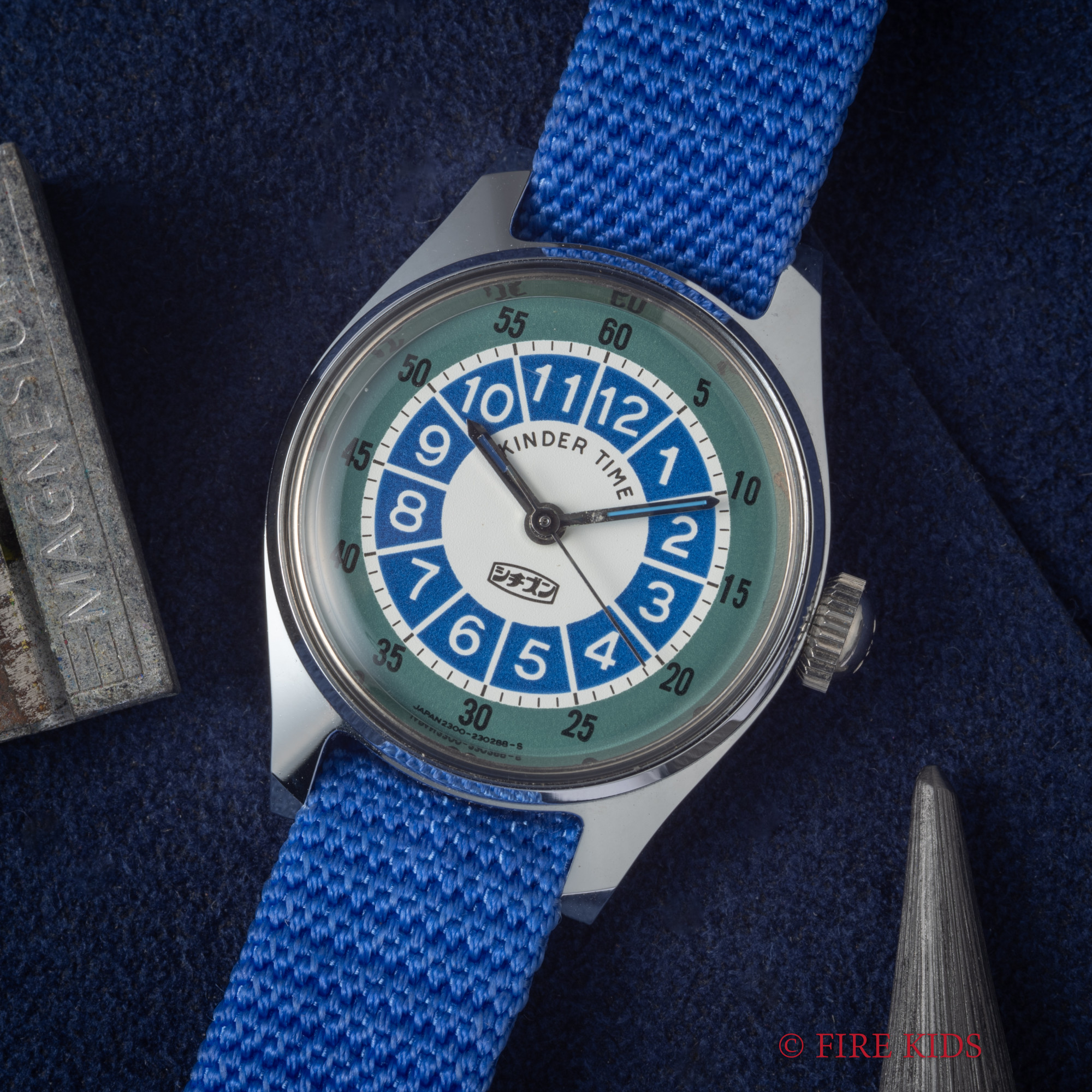 シチズン CITIZEN キンダータイム 1970年代製 Ref.4-230299 KA手巻き カタカナシチズン 未使用保管品 箱、冊子付
