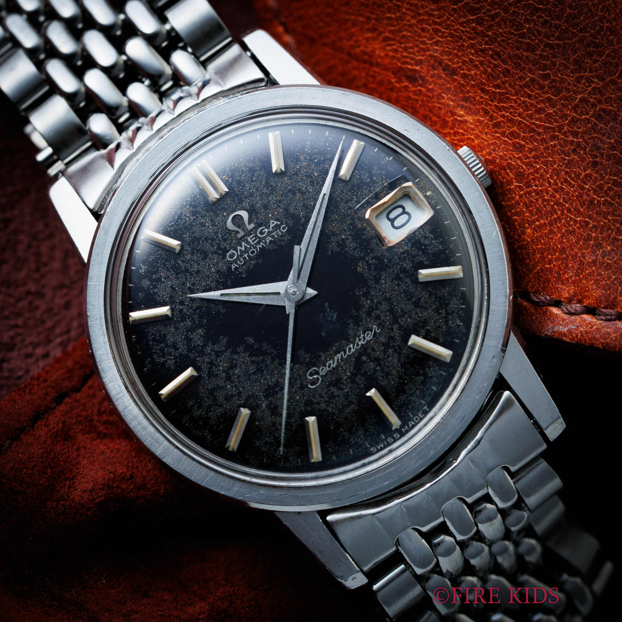 オメガ OMEGA シーマスター 1968年製 Ref.169.003 ブラックミラー Cal.565 自動巻き 純正ブレス