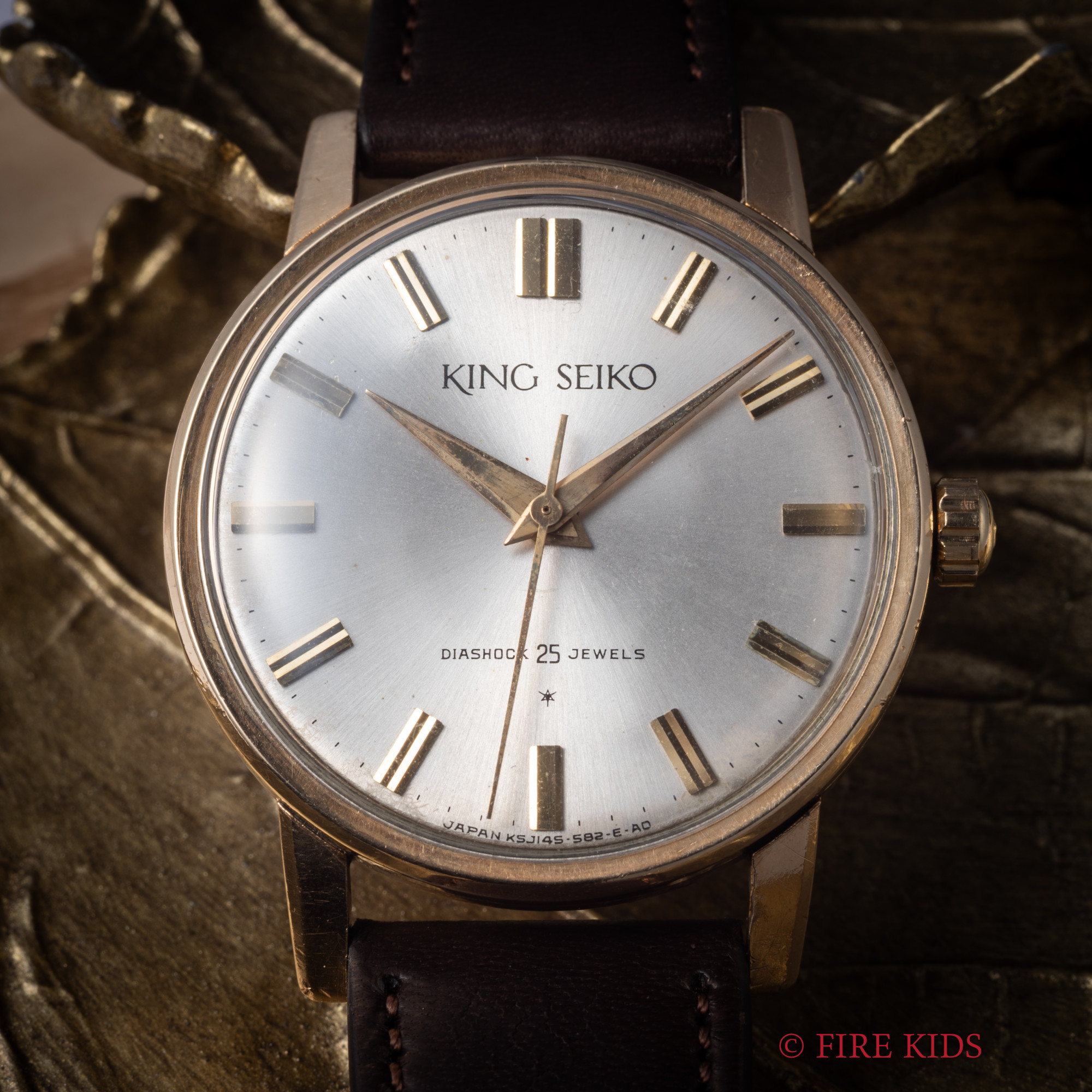 キングセイコー KING SEIKO 1st 1963年製 Ref.14102 金張り 手巻き