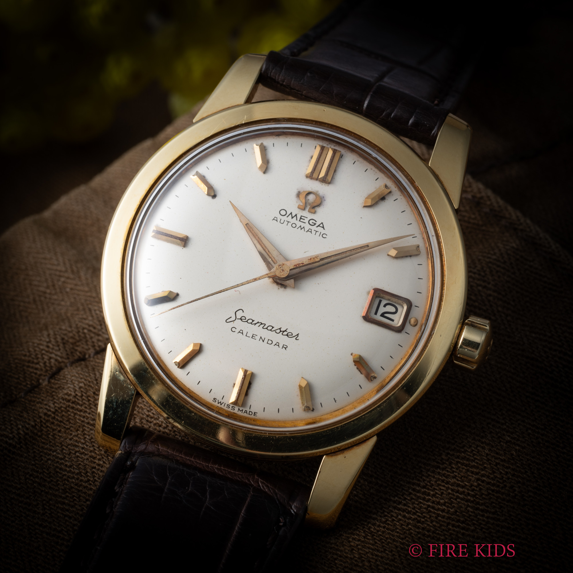 オメガ OMEGA シーマスターカレンダー 1959年製 18金無垢  Ref.2849 SC-8 全回転ローター自動巻 Cal.503