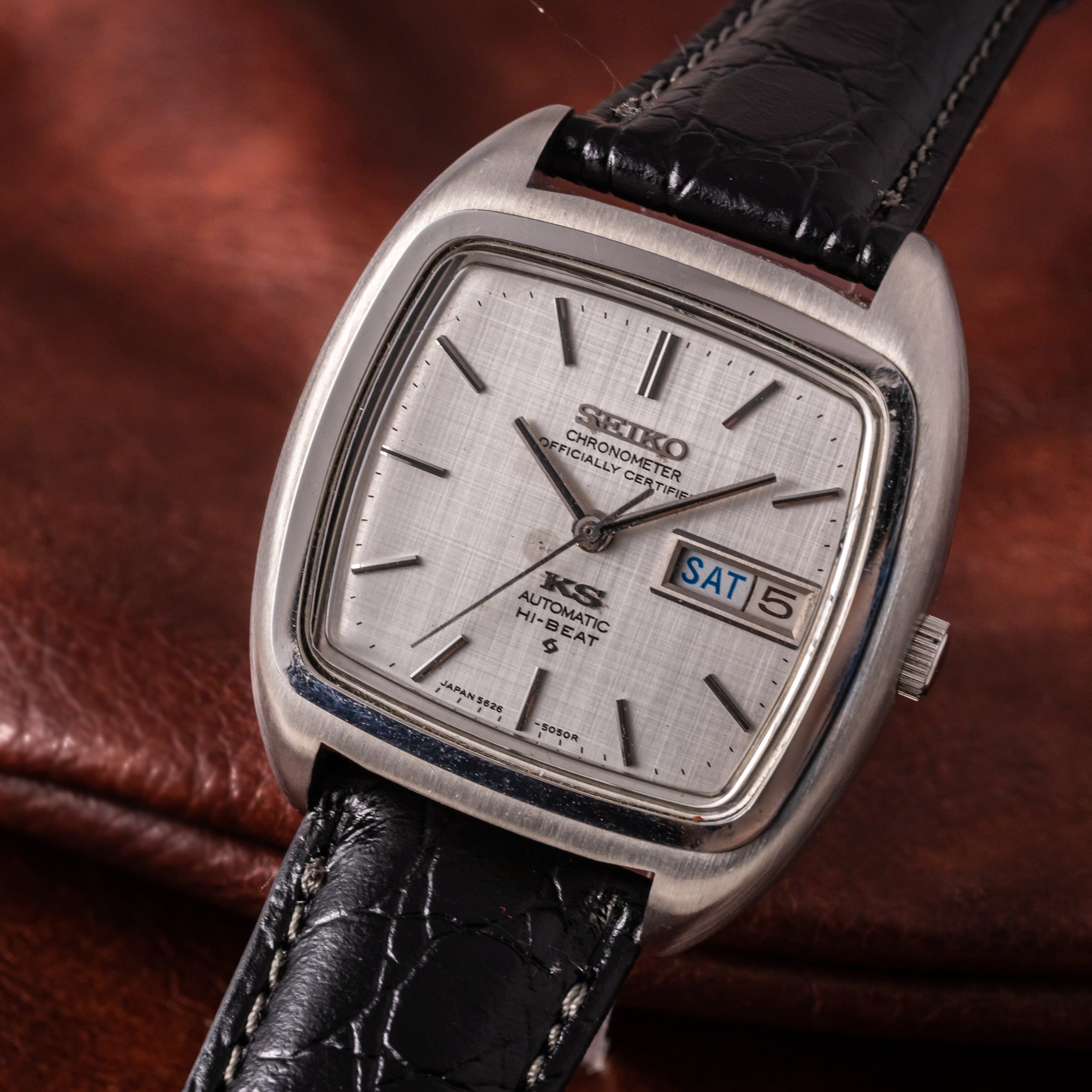 キングセイコー クロノメーター 1974年製 スクエアケース Ref.5625-5040