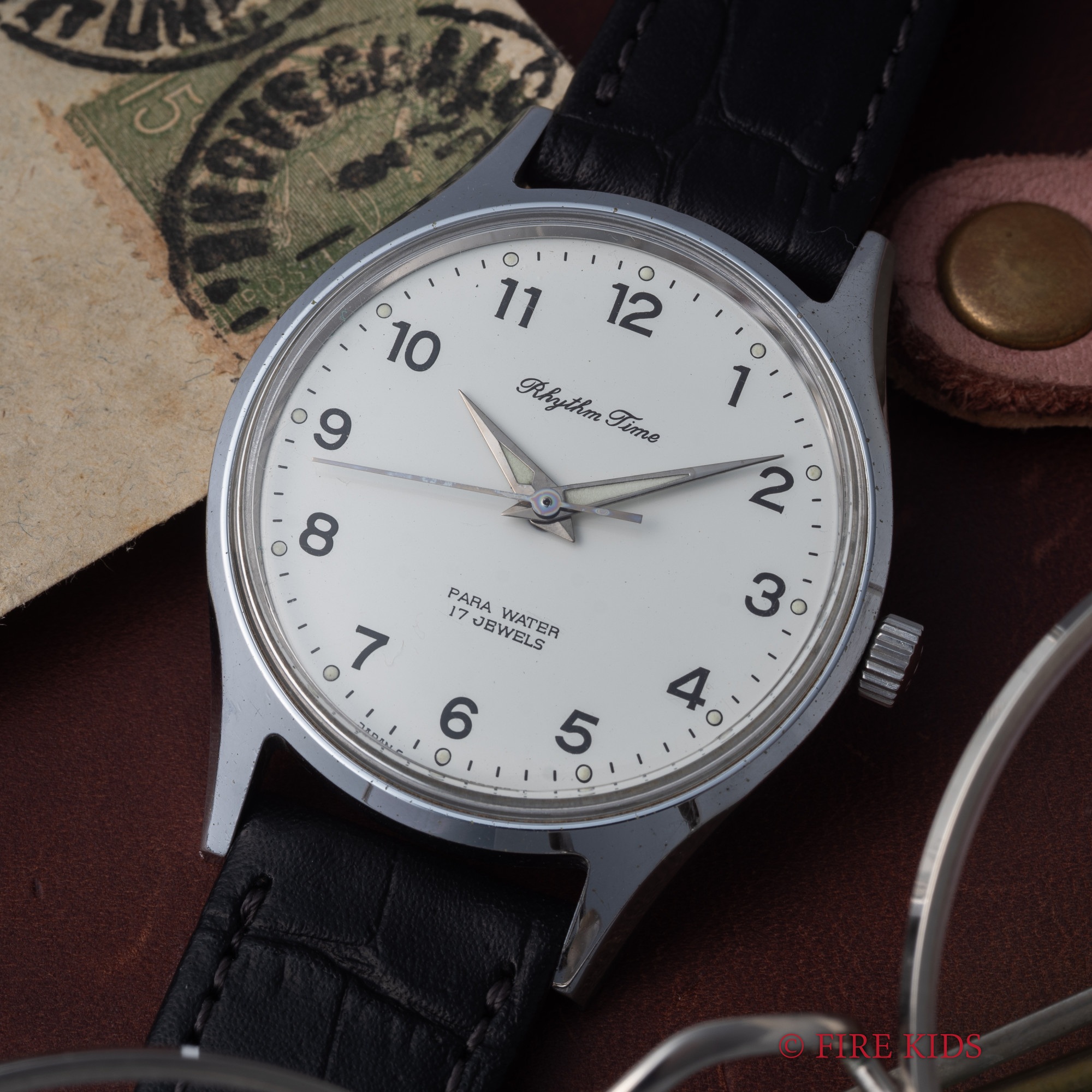 シチズン CITIZEN リズムタイム 全アラビア文字盤 1960年代製 Ref.4-020626KA 手巻き Cal.0201 C.C.Pケース