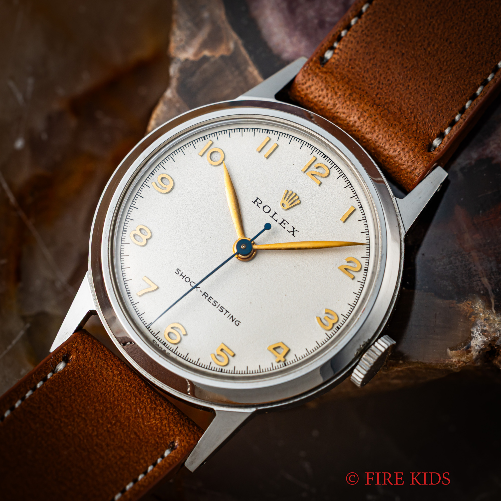 ロレックス 1950年代製 デニソンケース Ref.2608 アラビアダイヤル センターセコンド手巻 Cal.710
