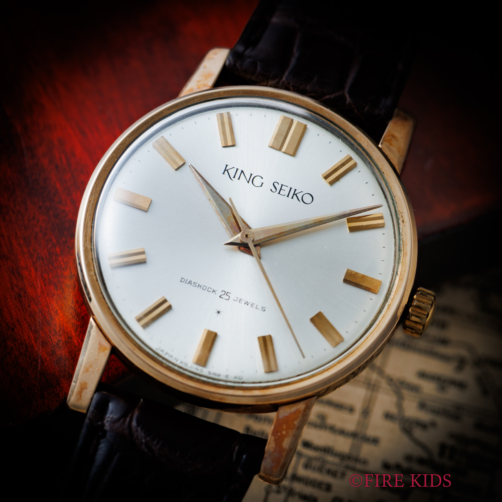 キングセイコー ファーストモデル 1963年製 Ref.J141021 KS 14金張り 手巻き