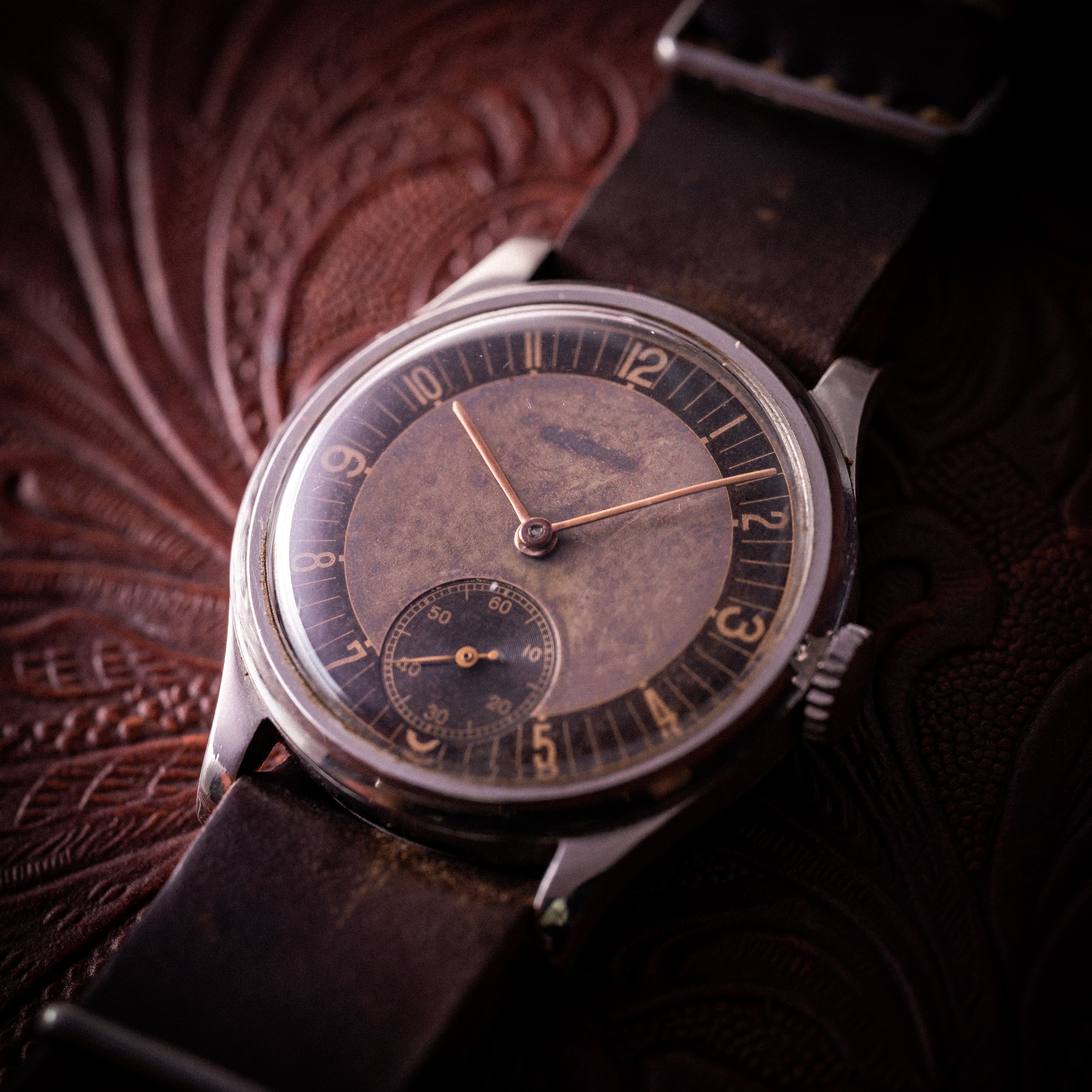 ロンジン ツートンアラビアダイアル 1938～39年製 Cal.12.68Z 手巻き