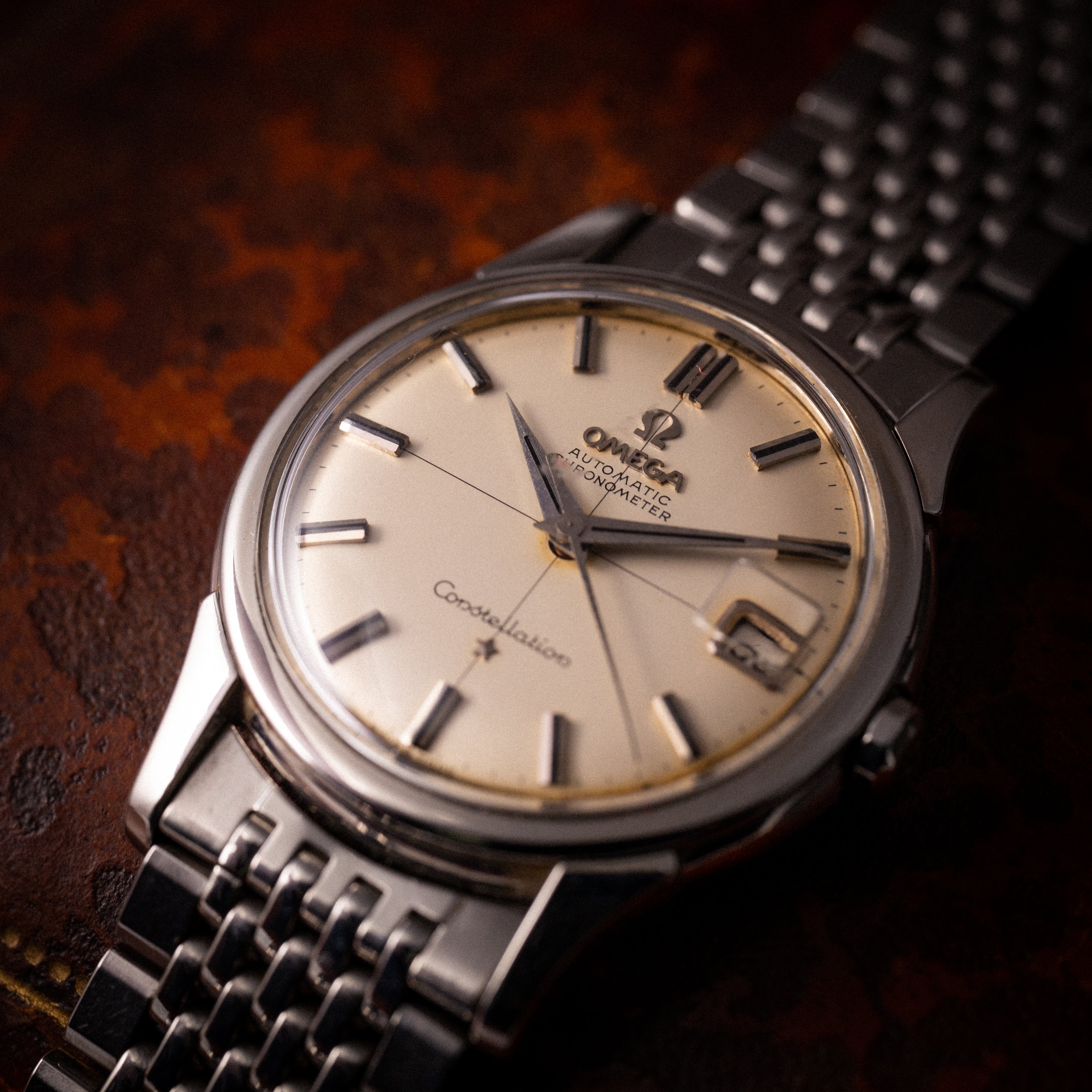 オメガ コンステレーション クロスライン 1959年製 純正ブレス付き