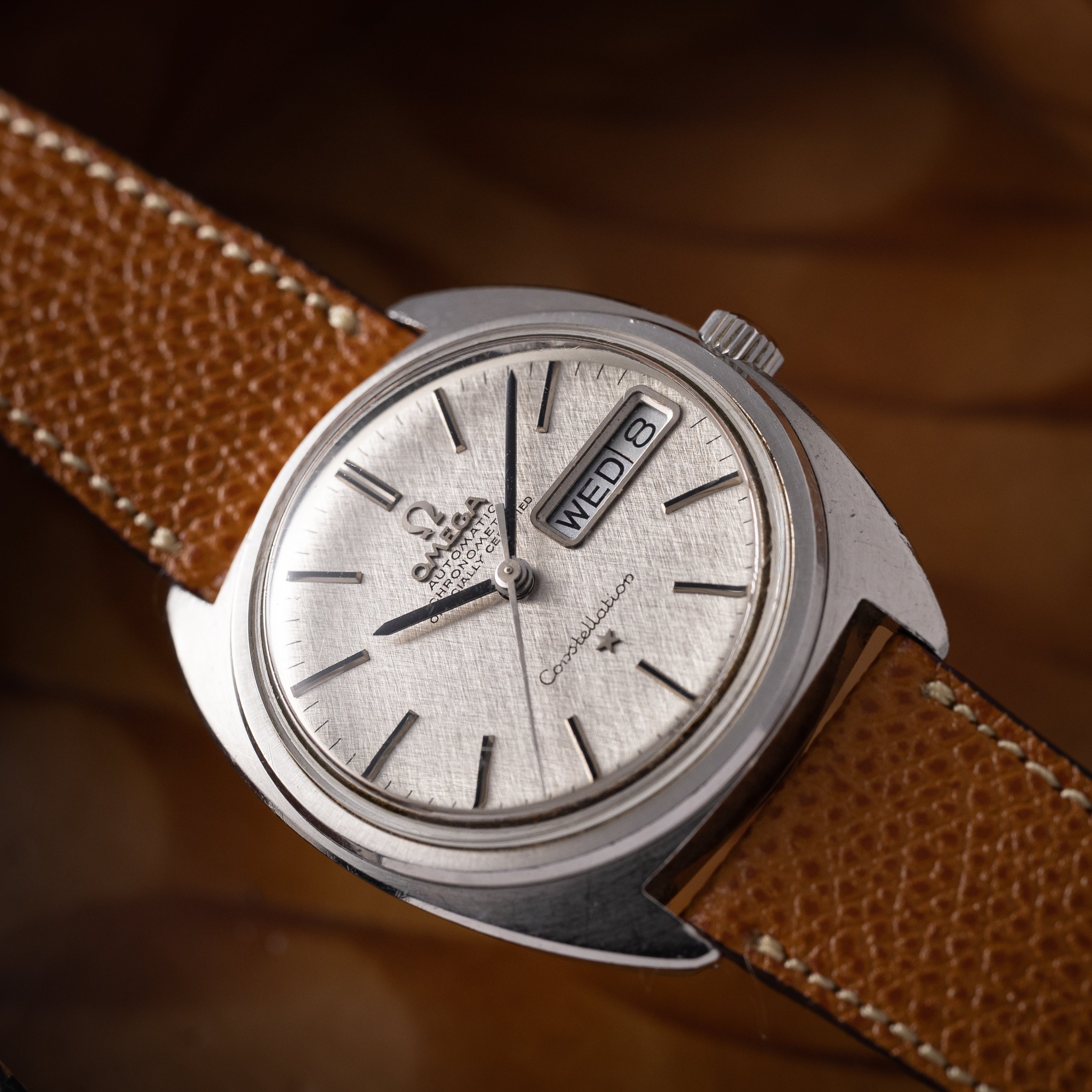 オメガ コンステレーションジェンタ 1967年製 リネンシルバーダイヤル