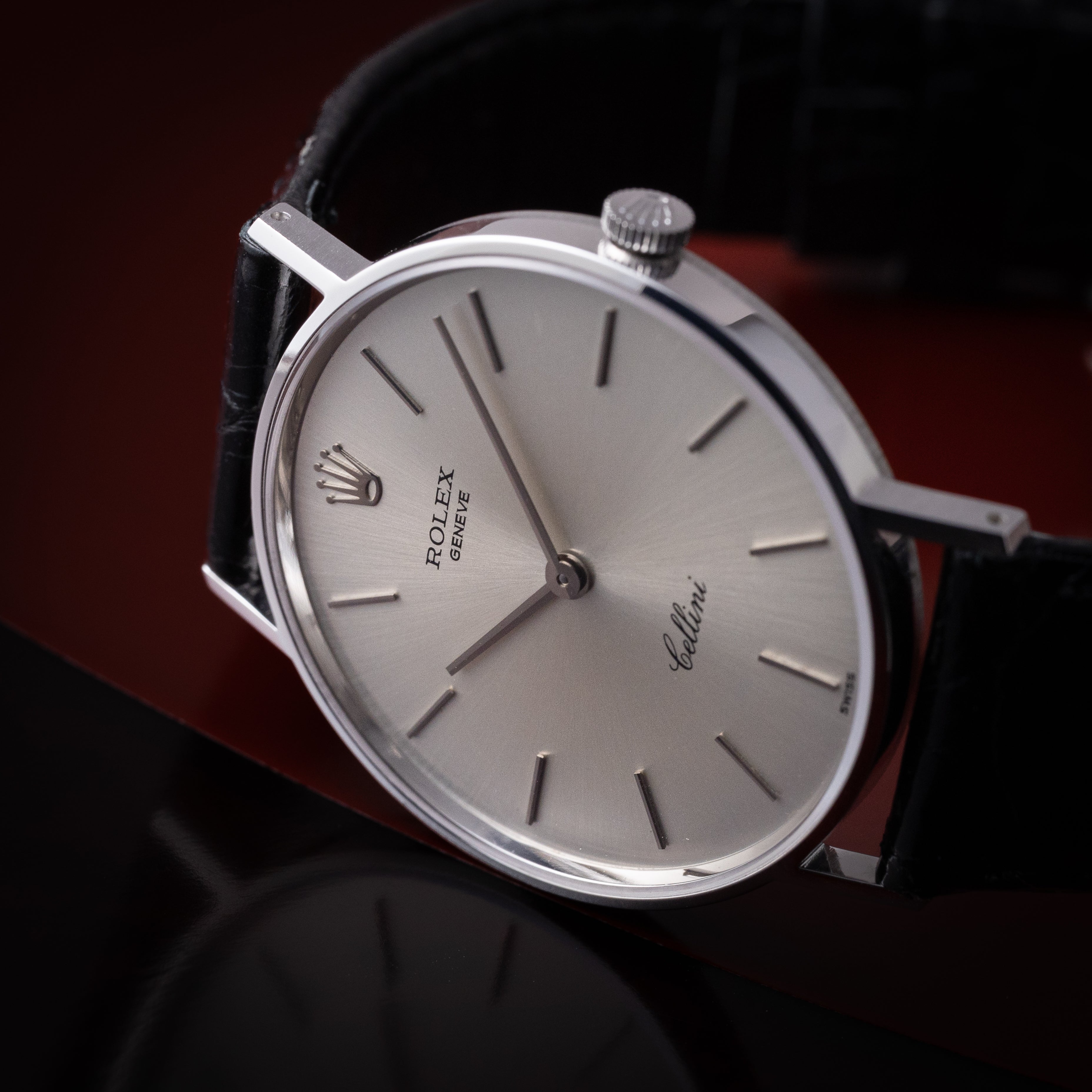 ロレックス チェリーニ 1971年製 ラウンド 18KWG 箱ギャラ