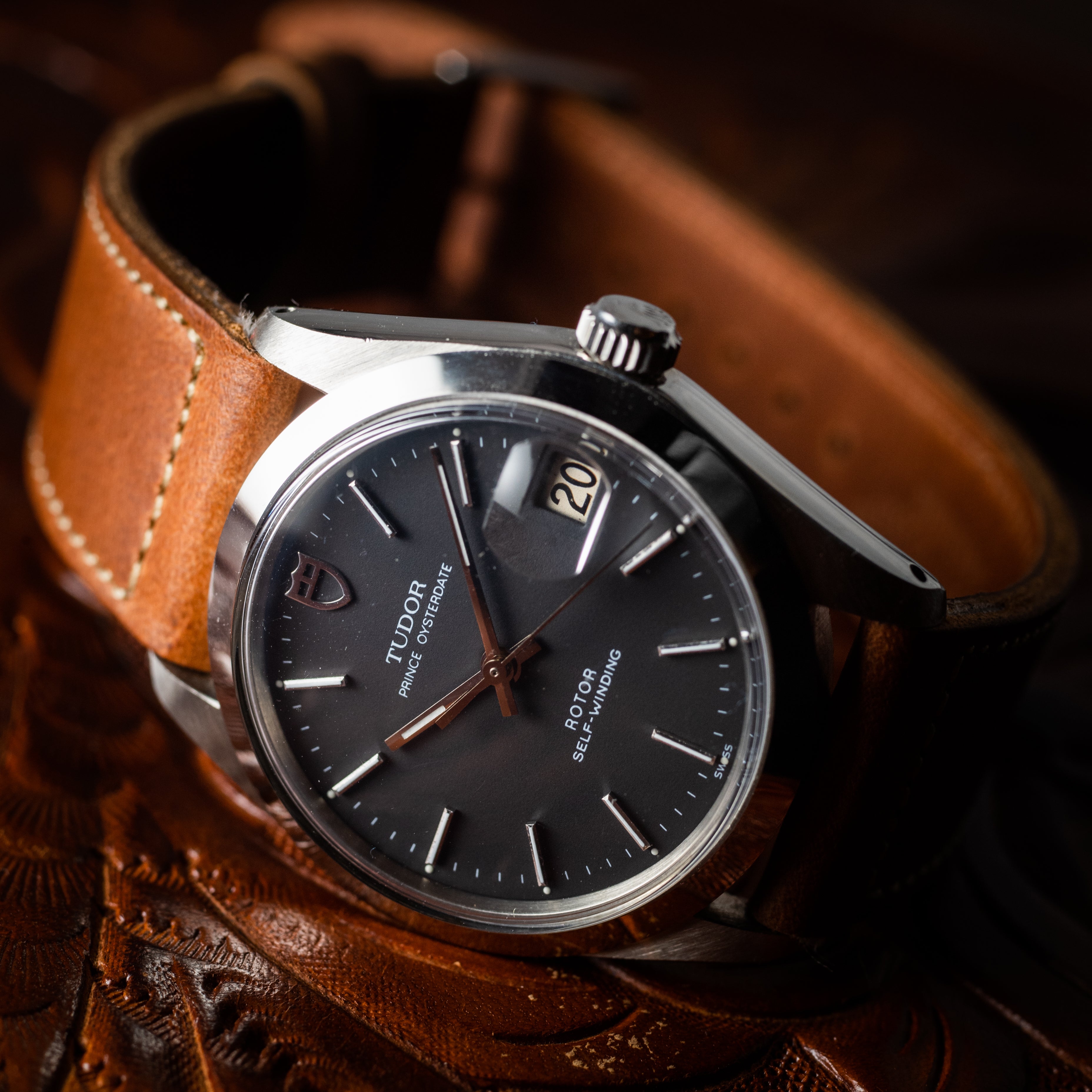 チューダー 1980年製/昭和55年製 プリンス オイスターデイト リダンブラック