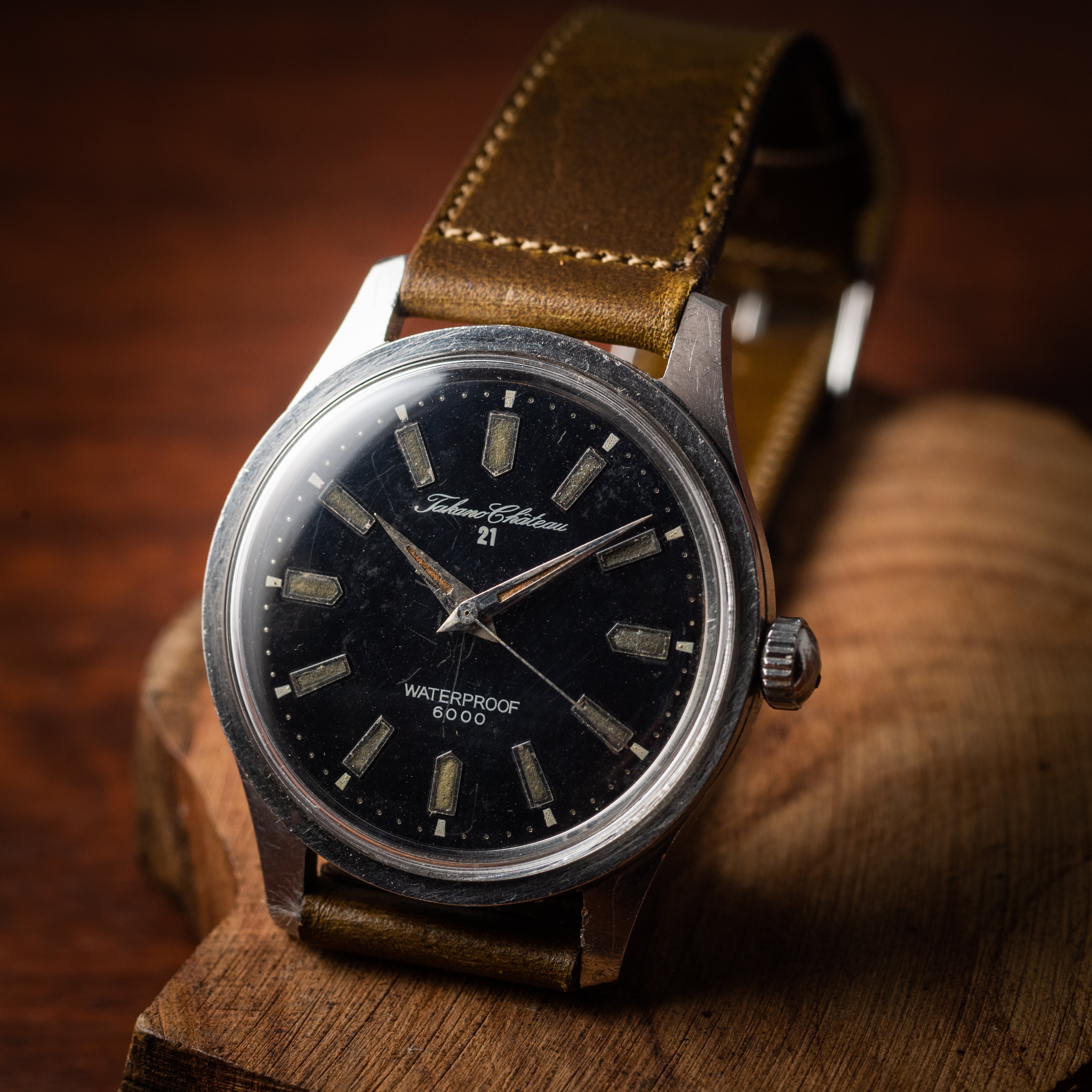 タカノ シャトー ウォータープルーフ6000 手巻き 1950年代