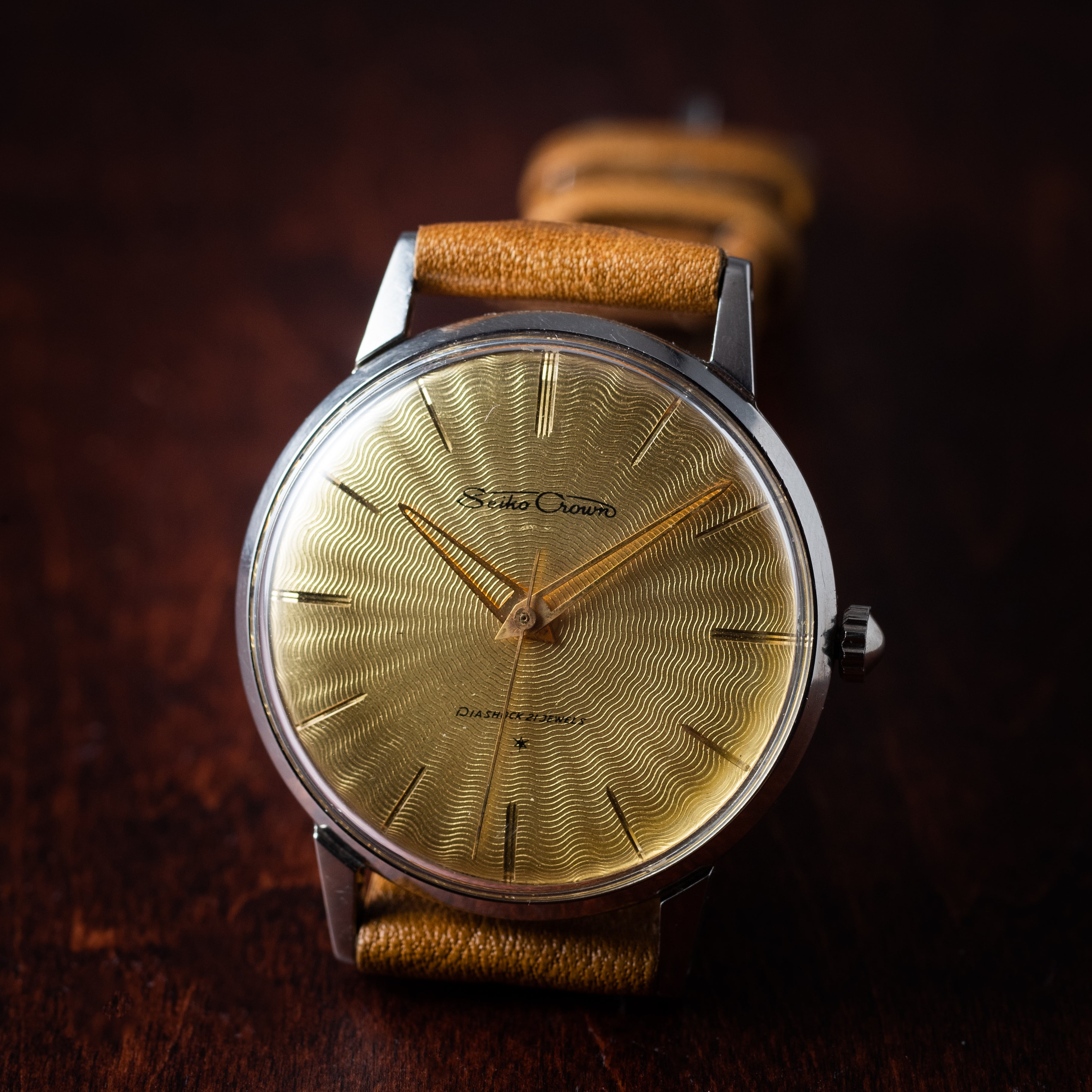 セイコー クラウン スケルトン針 サンビームダイヤル 1960年製（昭和35年製）21石 手巻き SSケース