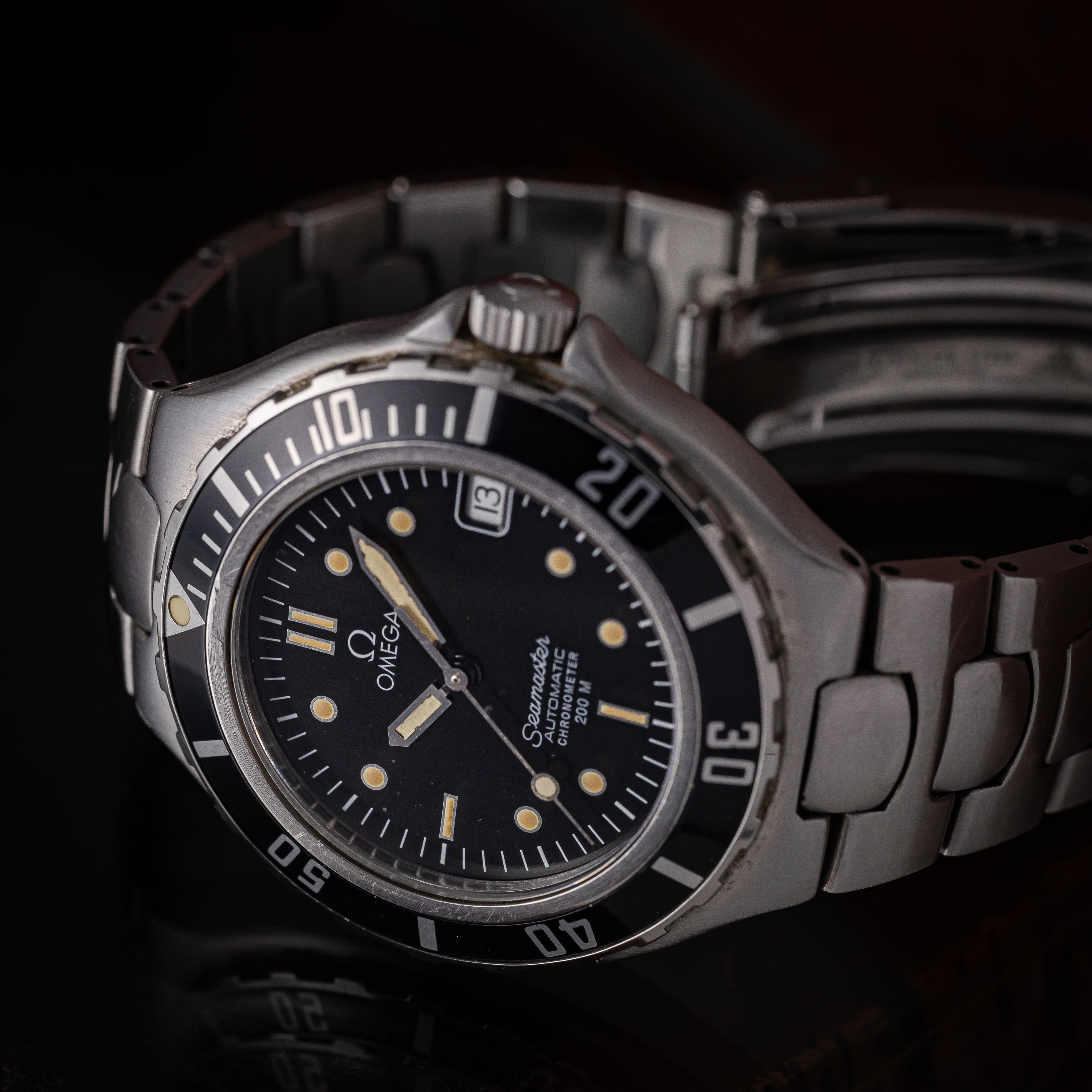 オメガ プレボンド 1988年製 シーマスター200ｍ 自動巻き