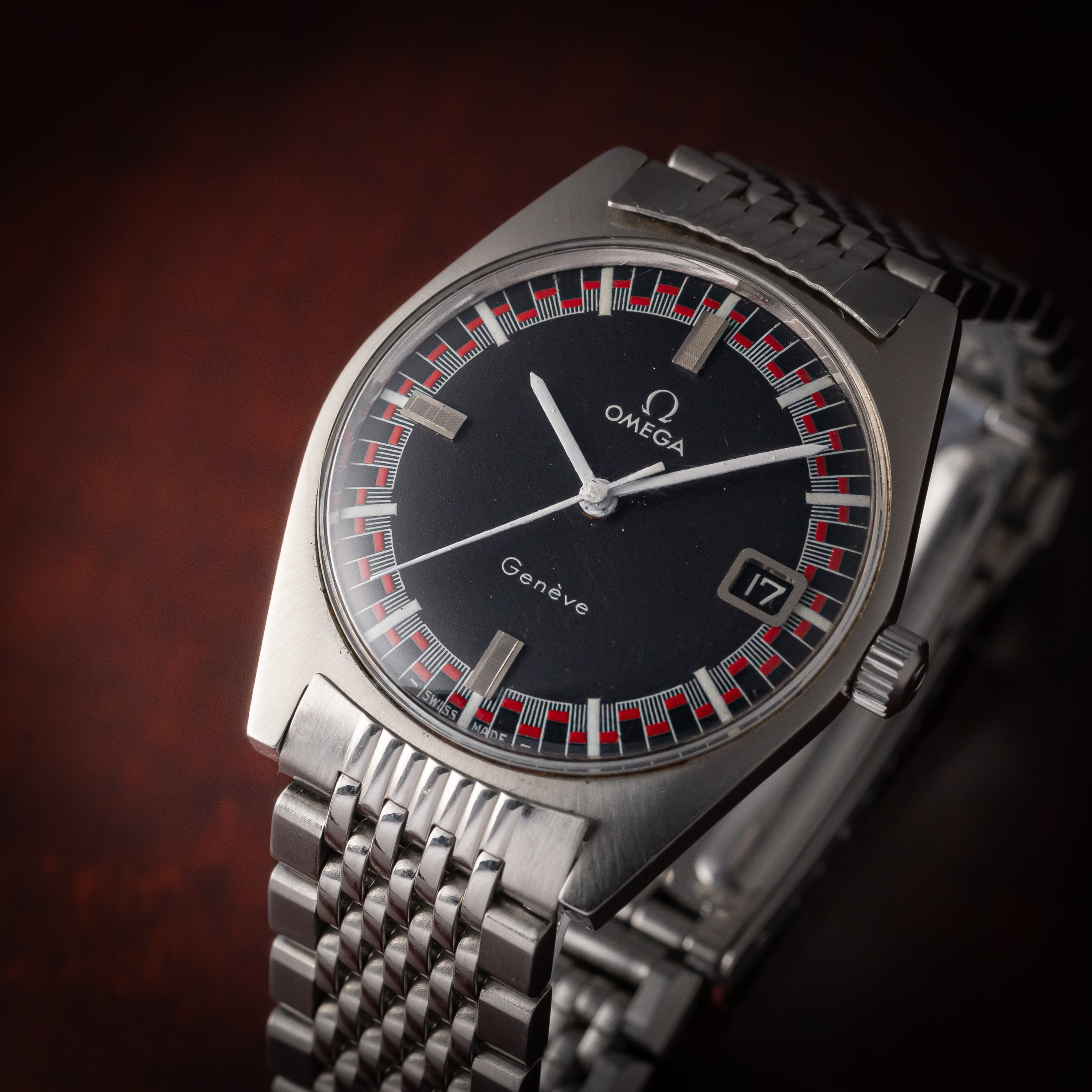 オメガ ジュネーブグランプリダイヤル 1970年製/昭和45年製 手巻き