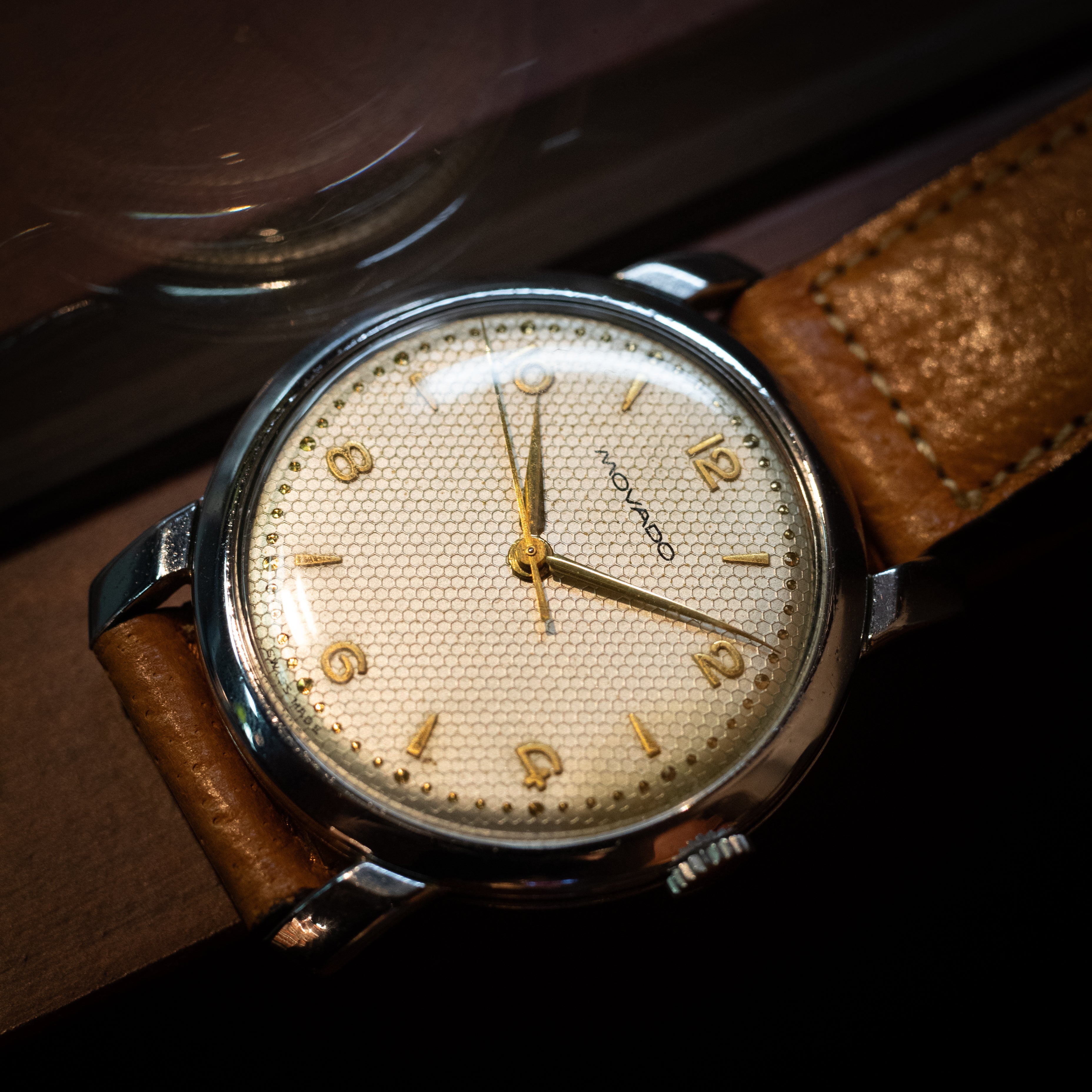 モバード ギョウシェダイヤル 1950年代 手巻き