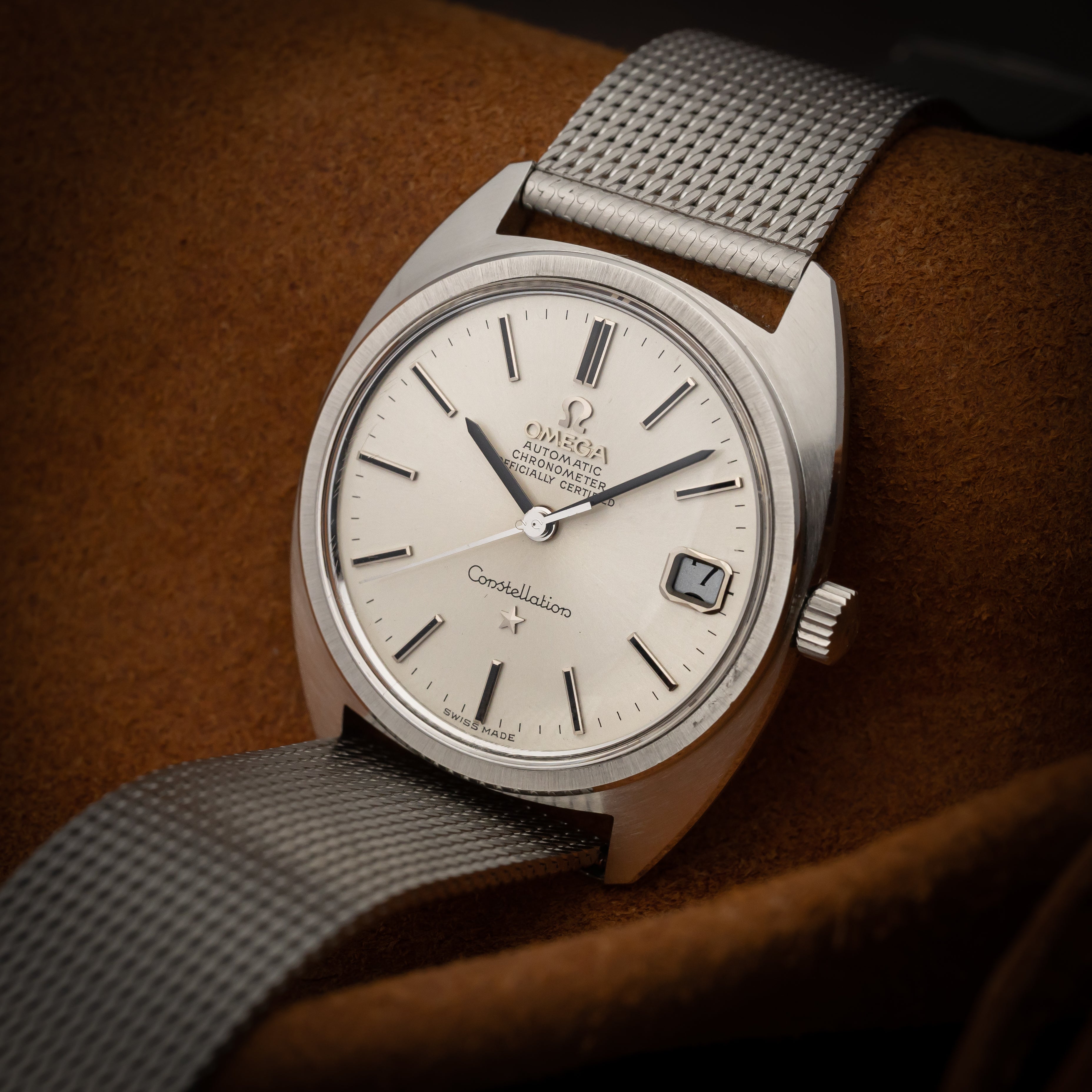 オメガ コンステレーション 1972年製 ジェンタ メッシュブレス
