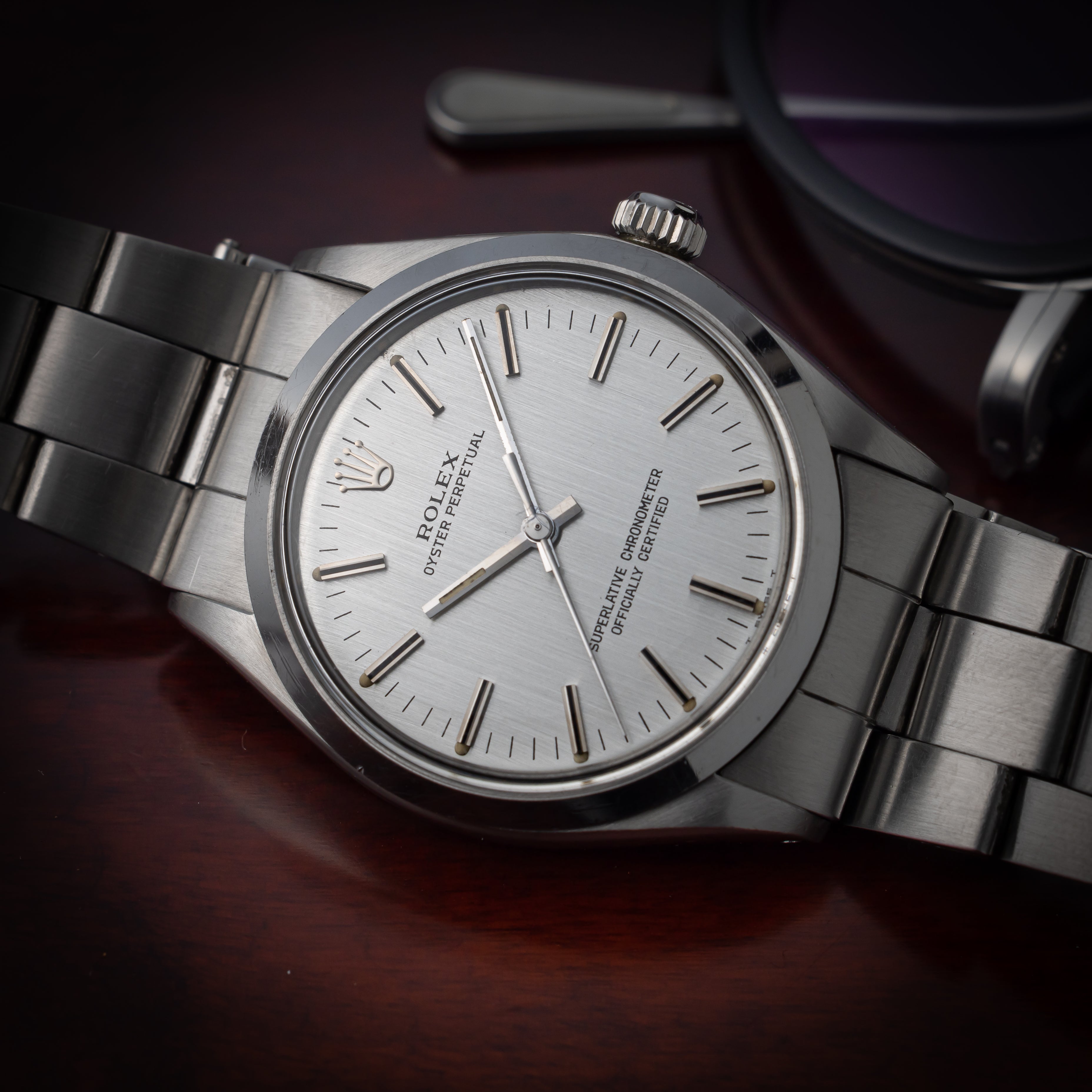 ロレックス 1972年製 オイスターパーペチュアル Ref.1002 シルバーダイヤル