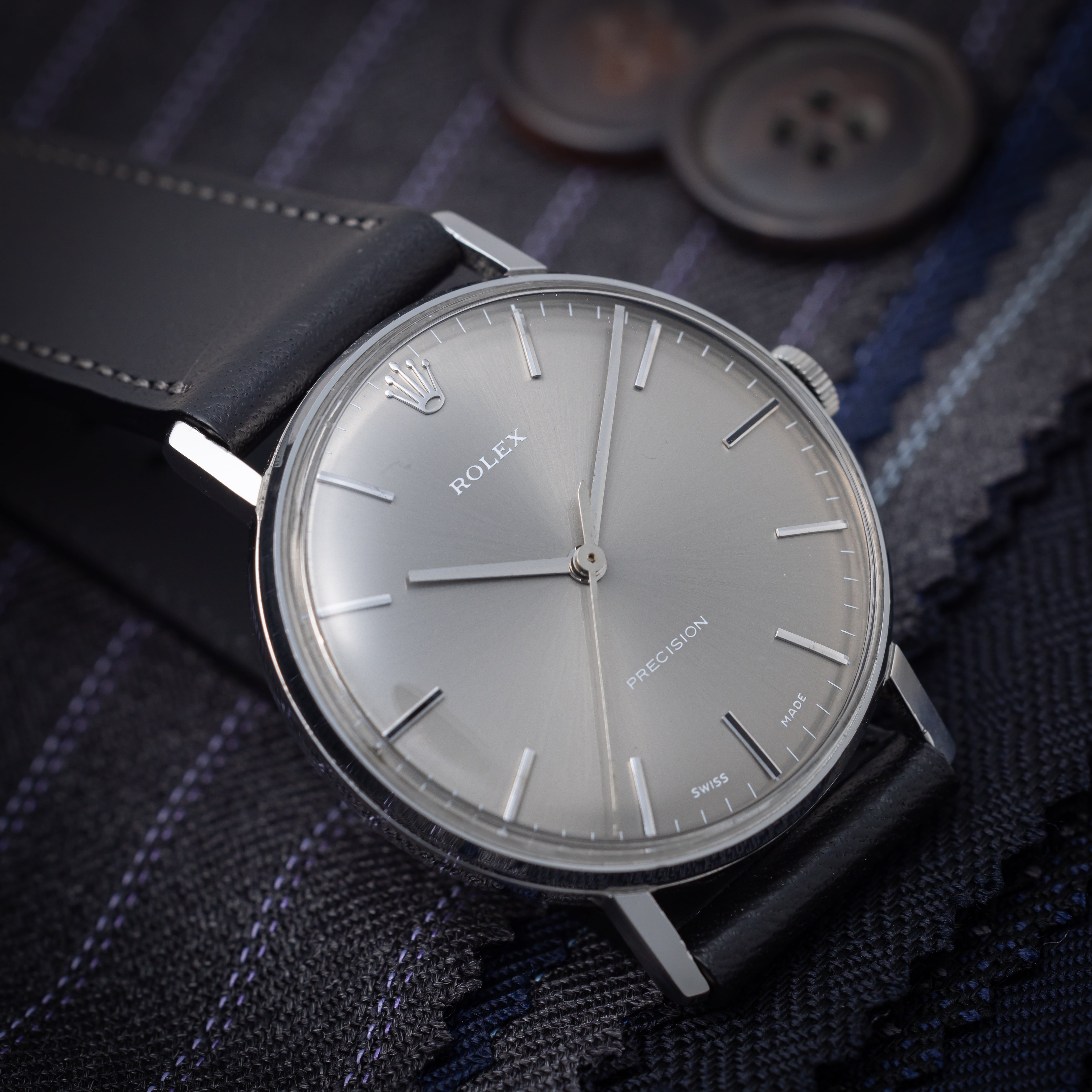 ロレックス プレシジョン 1973年製 グレーダイヤル 手巻き