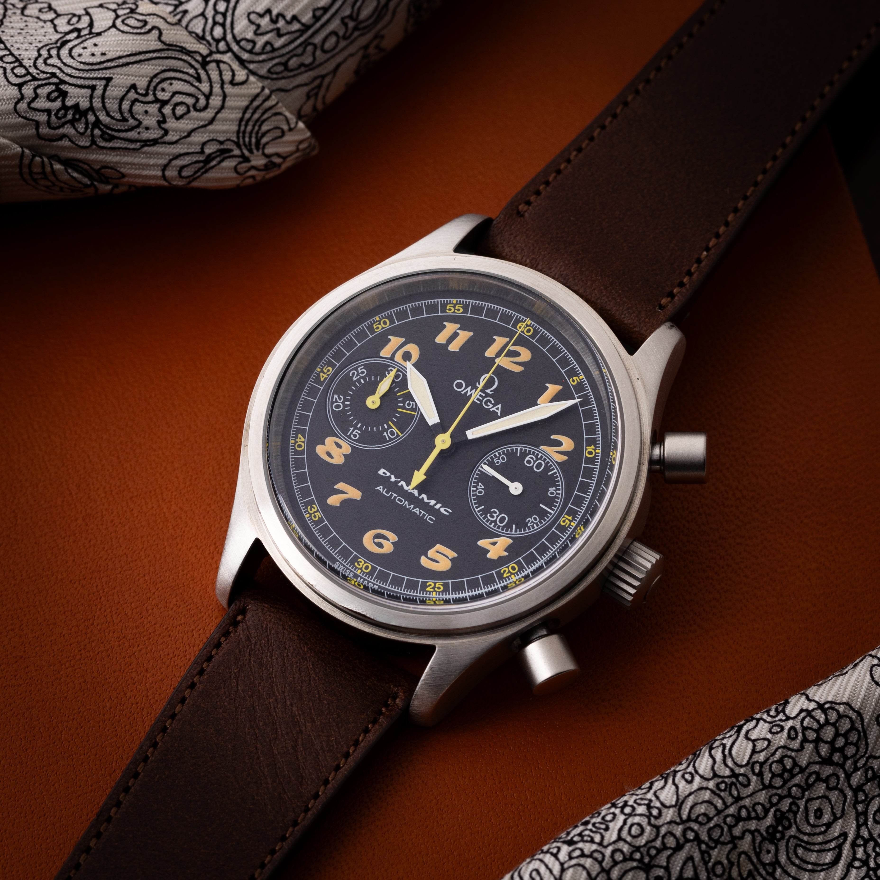 オメガ ダイナミック 自動巻きクロノグラフ 1995～97年製