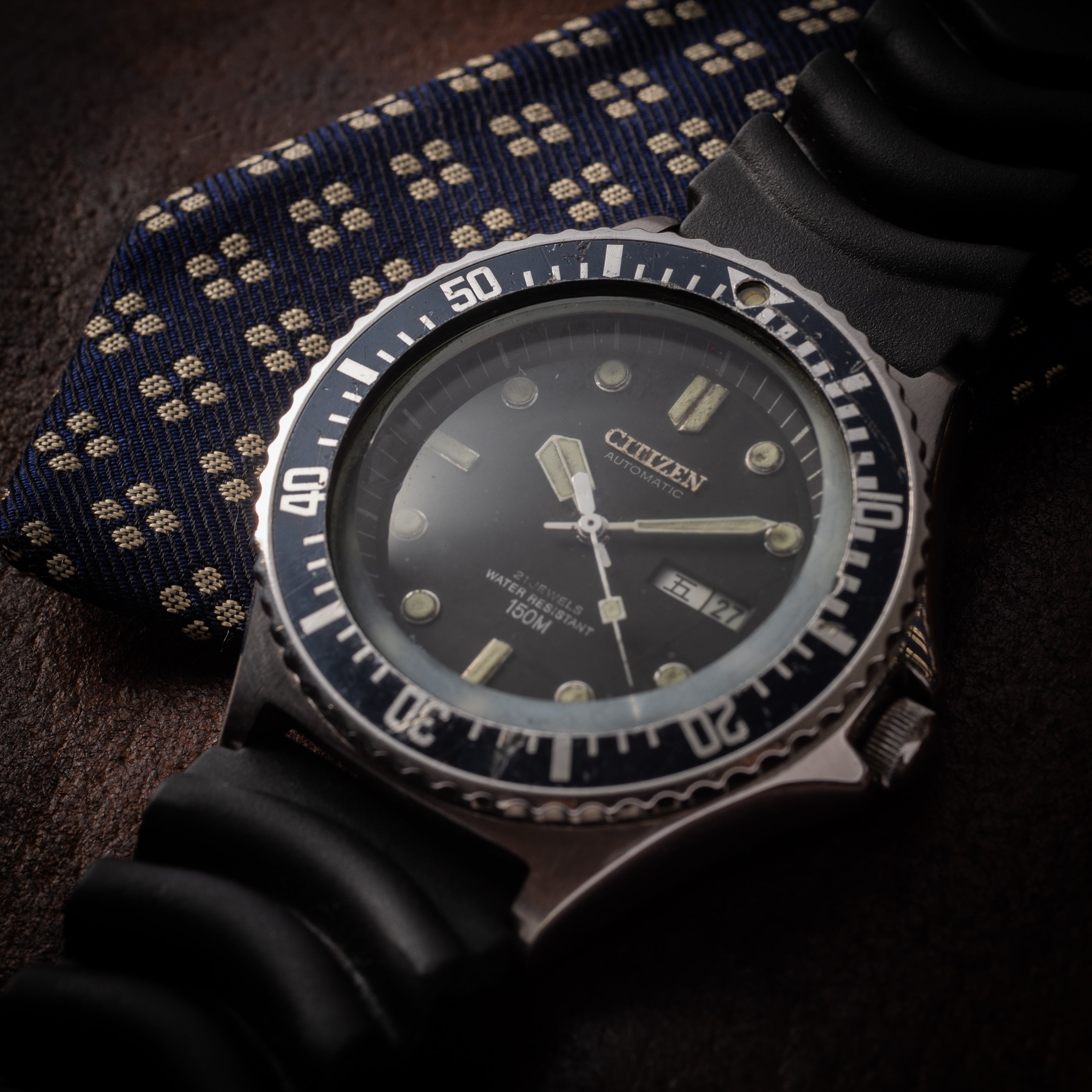 シチズン ダイバー 150M 1980年製/昭和55年製 中英カレンダー