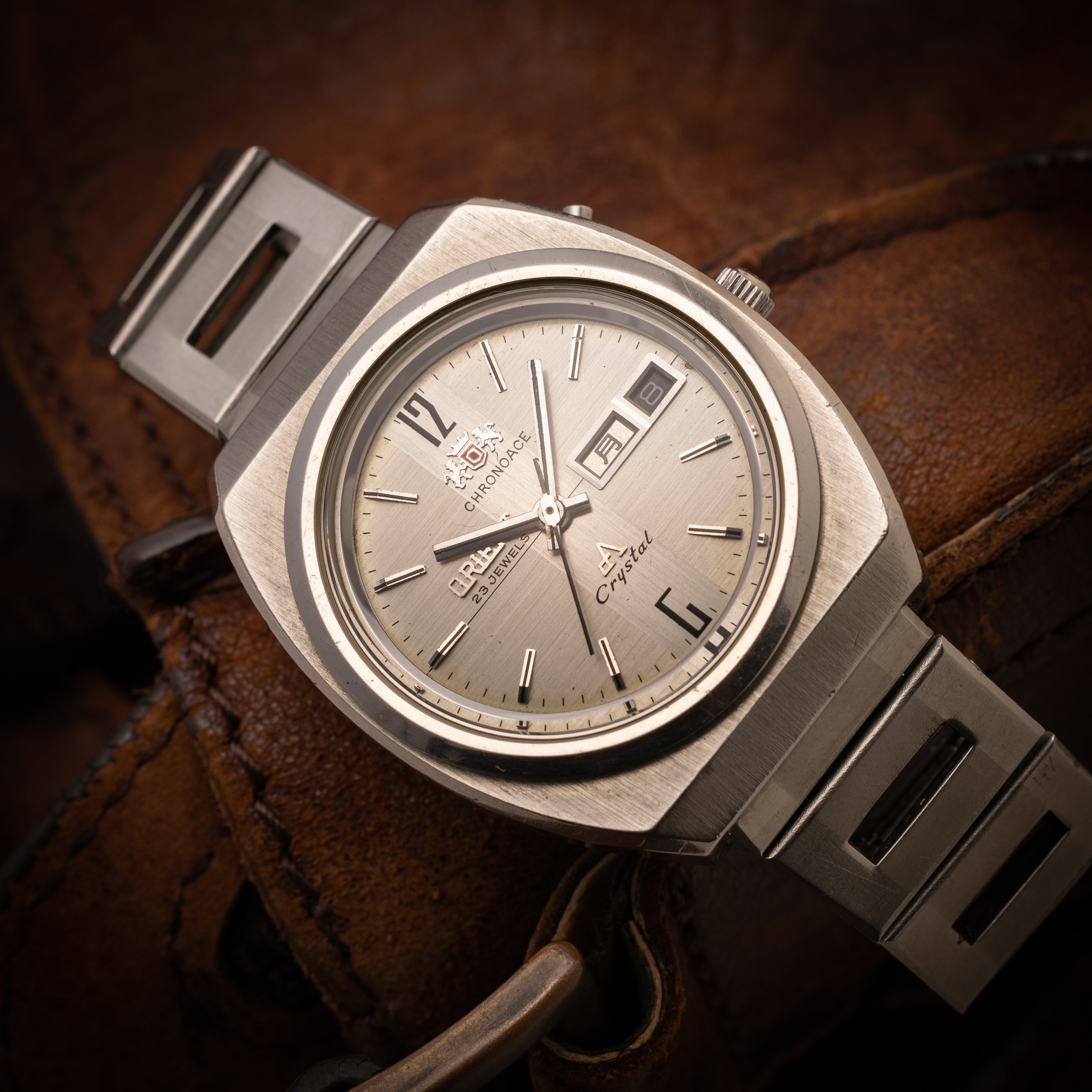 オリエント クロノエース クリスタル 1970年代 デイデイト