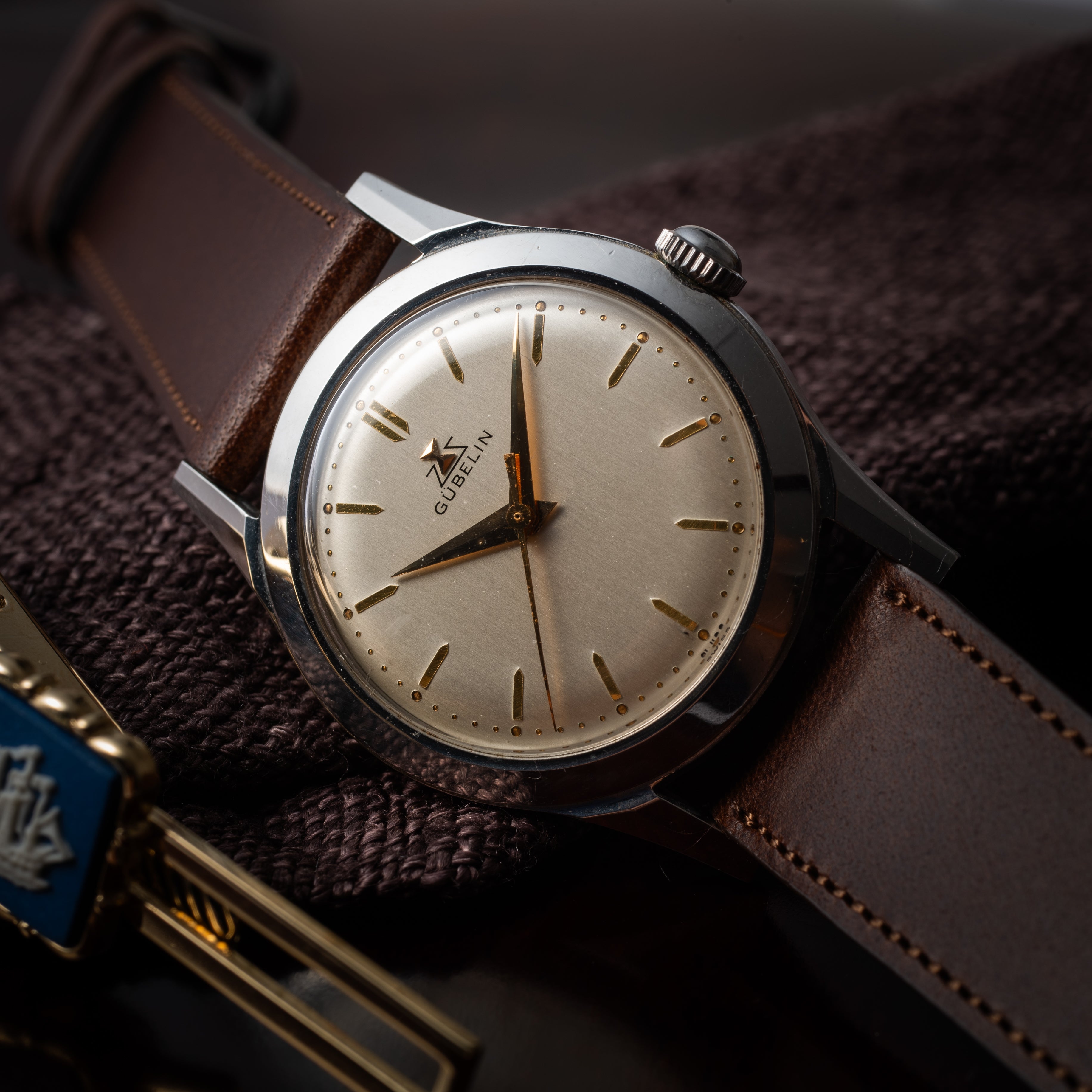 ギュブラン センターセコンド 1960年代製  手巻き スクリューバック