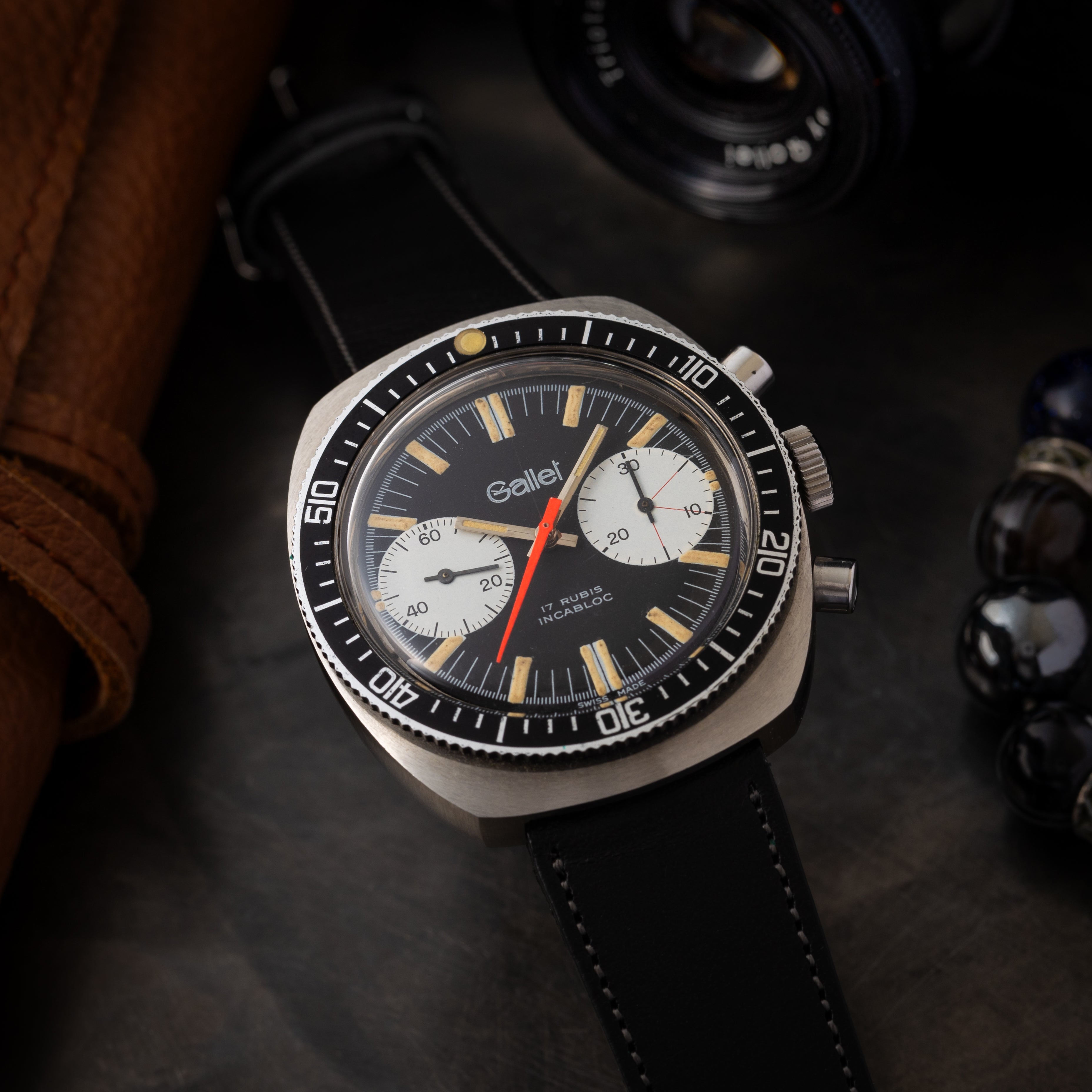 ギャレット ミリタリークロノグラフ フランス外人部隊 1960年代後半～70年代前半製