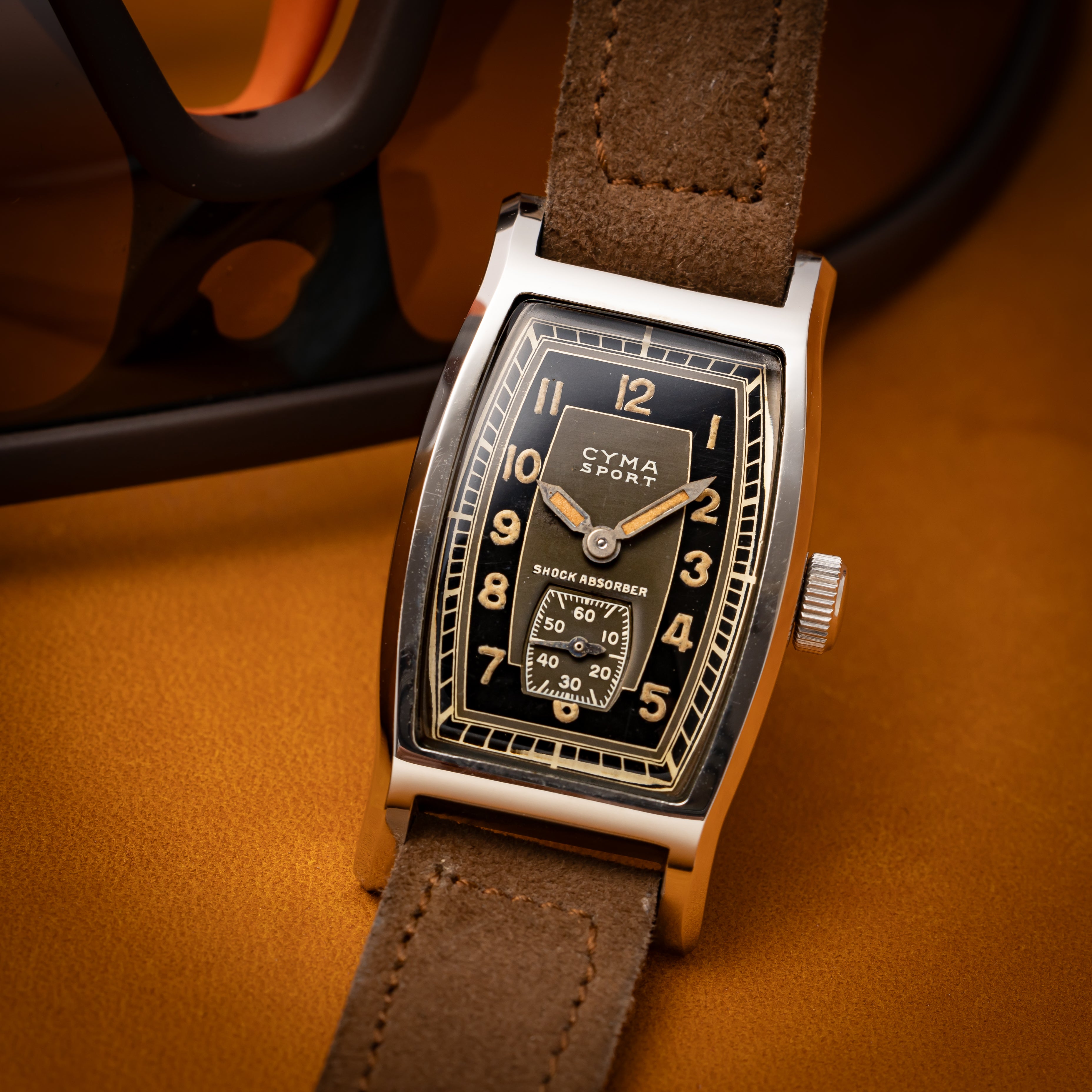 シーマ SPORT クラムシェル 手巻き 1940年代 デッドストック