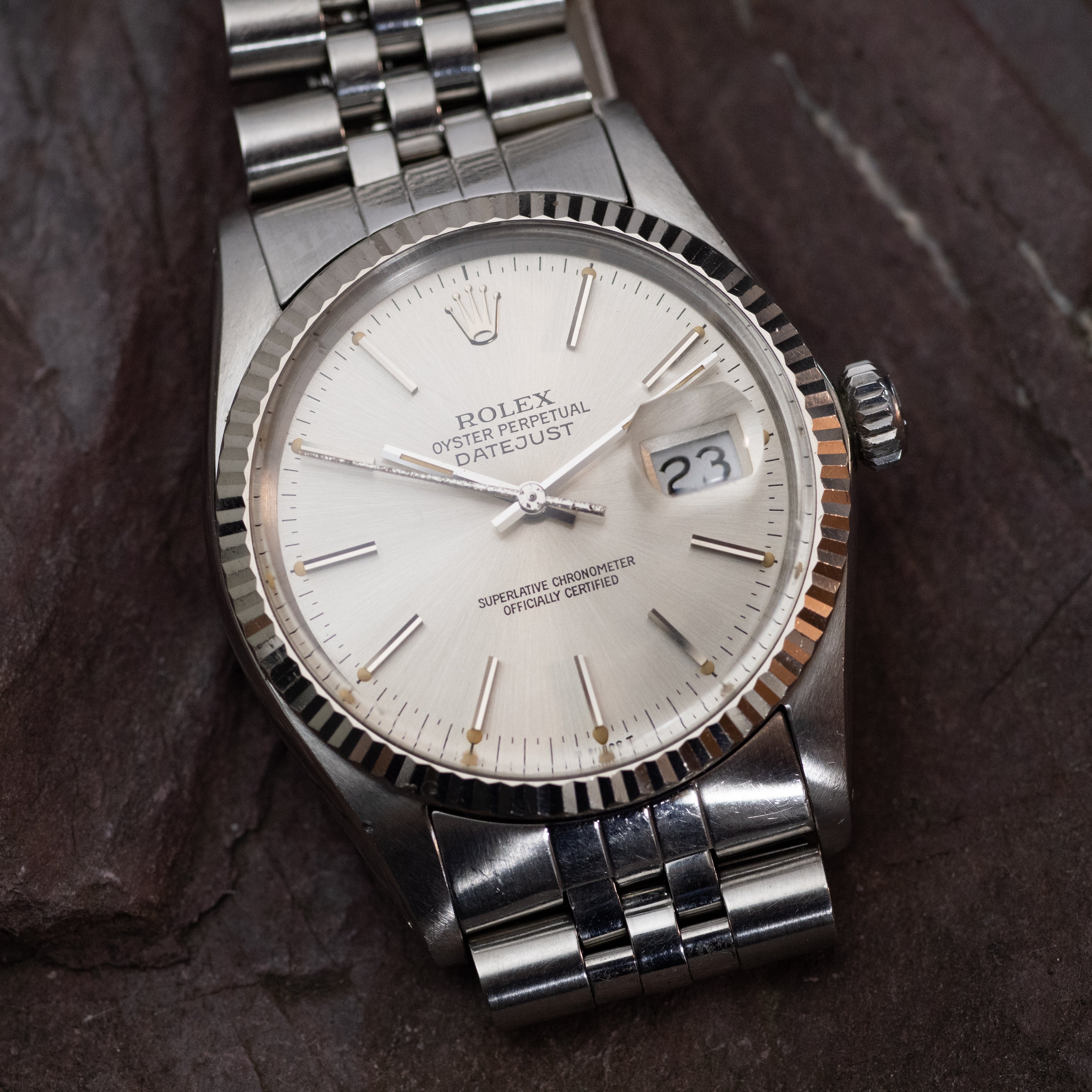 ロレックス デイトジャスト16014シルバー 1984年製