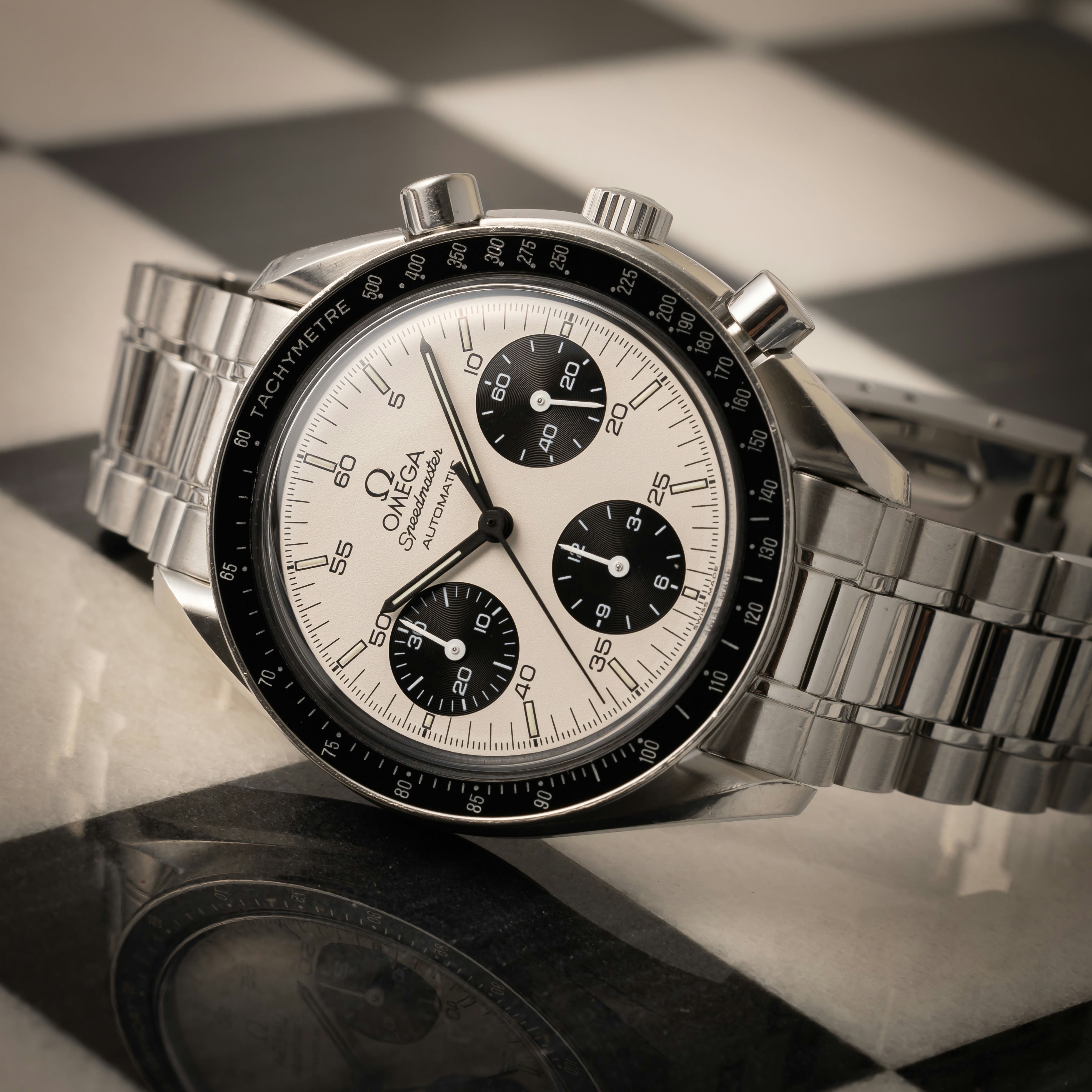 オメガ スピードマスター 限定パンダダイヤル 1998年製 オートマチック