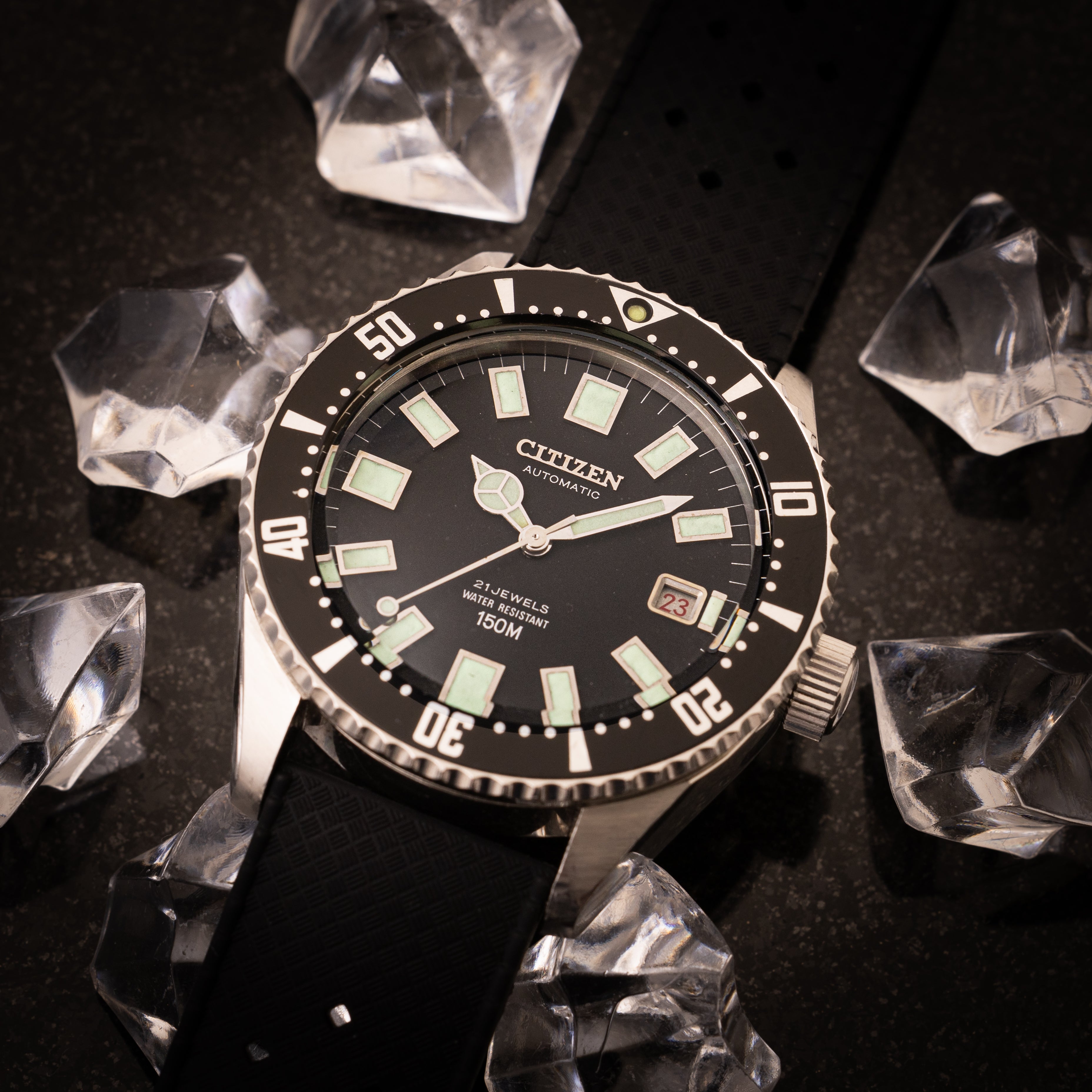 シチズン チャレンジダイバー 1978年製 赤カレンダー