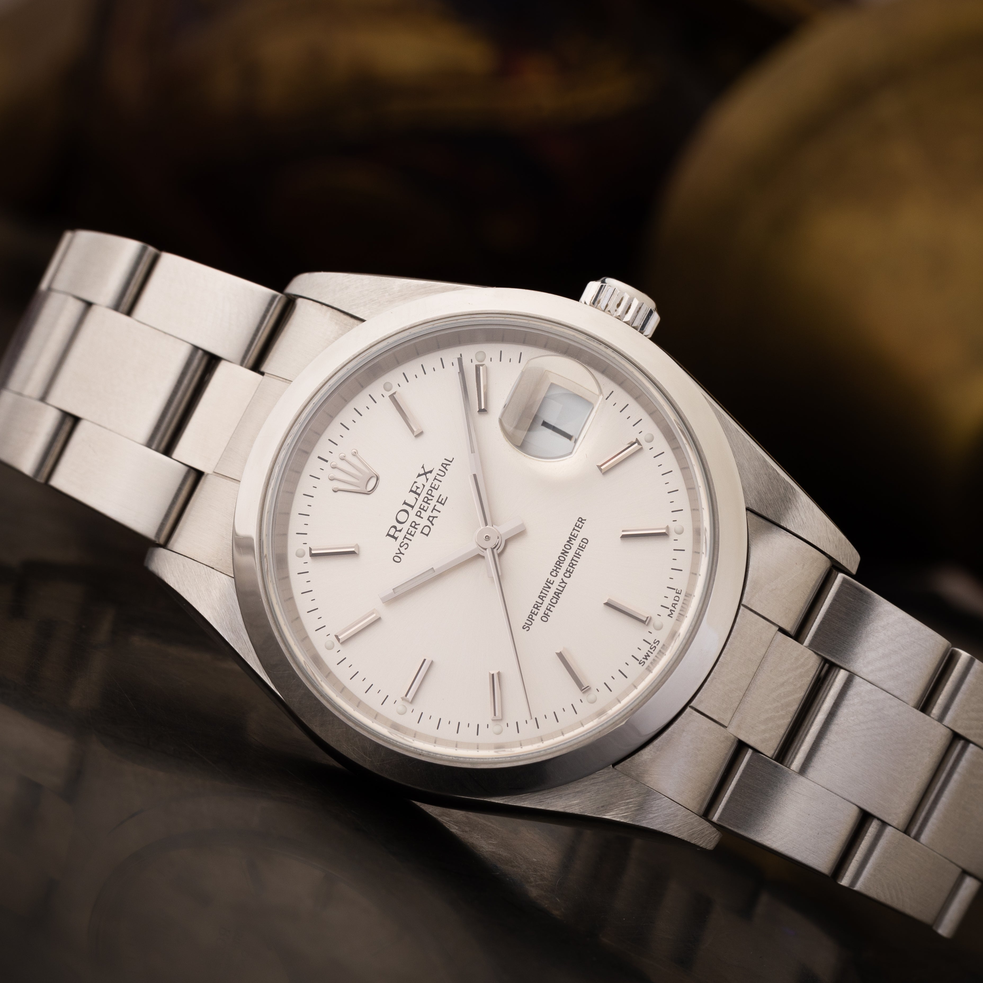 ロレックス 1999～2000年製 オイスターパーペチュアルデイト Ref.15200 ギャラ、タグ付き