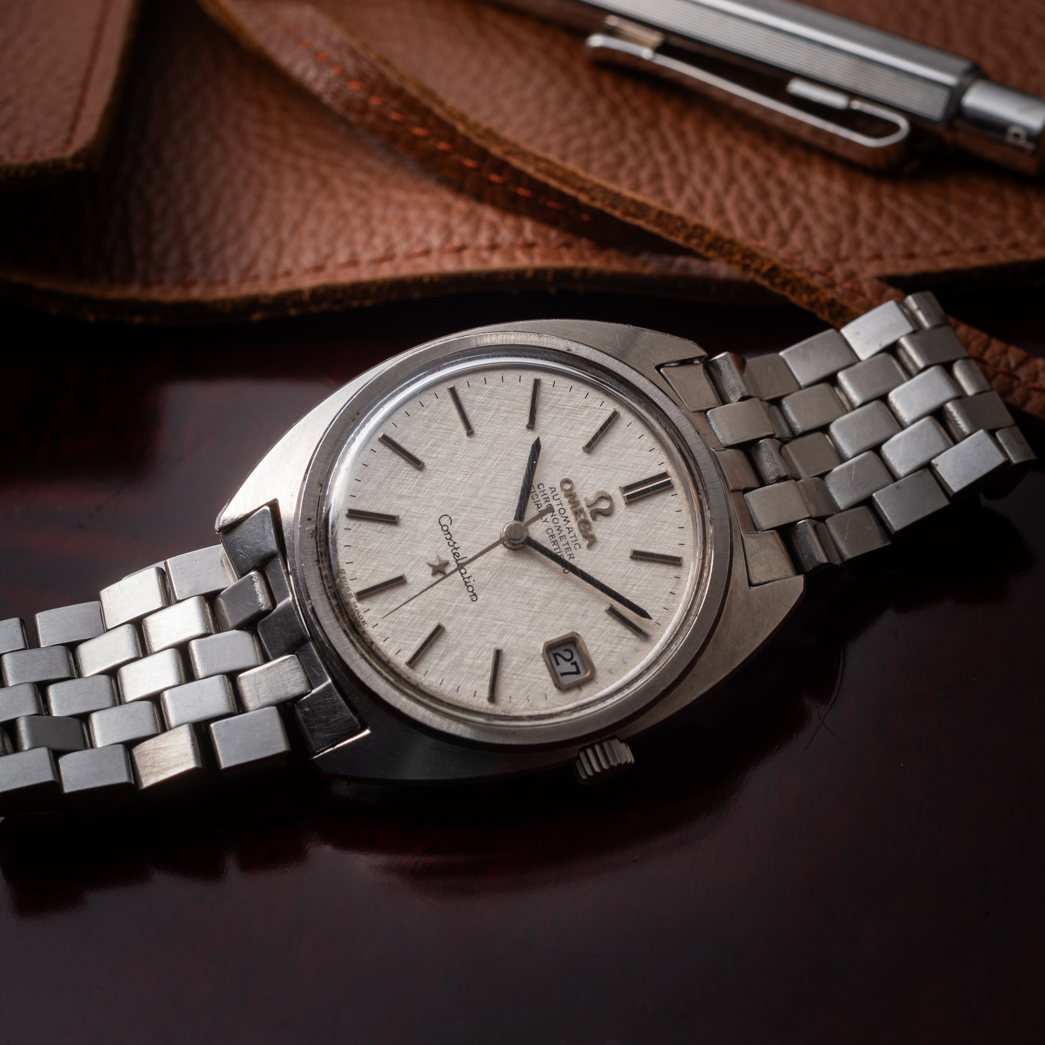 オメガコンステレーション 1971年製 クロノメーター ジェンタ リネンダイヤル