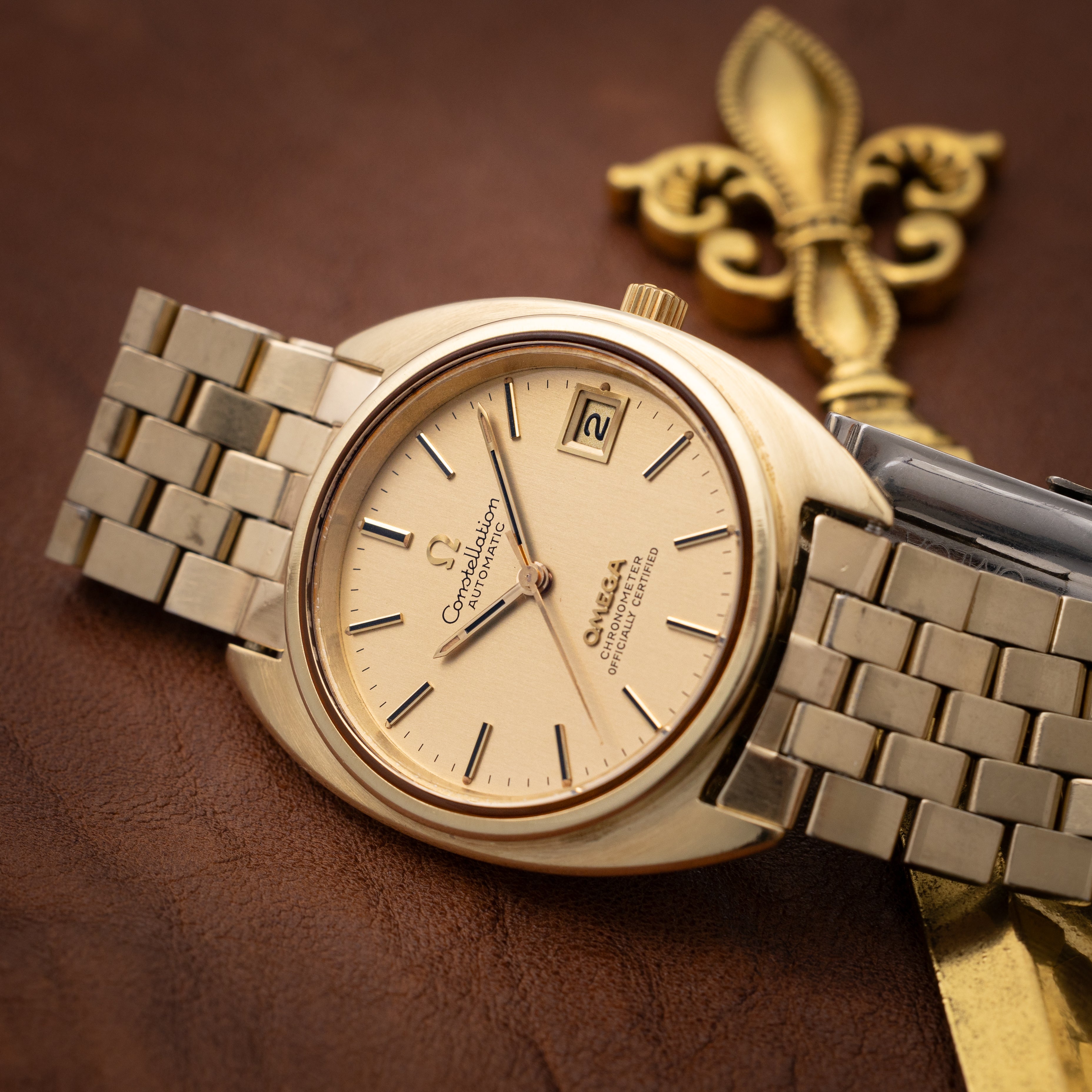 オメガ コンステレーション 1972年製 ジェンタ 金張り Ref.CD168.0056