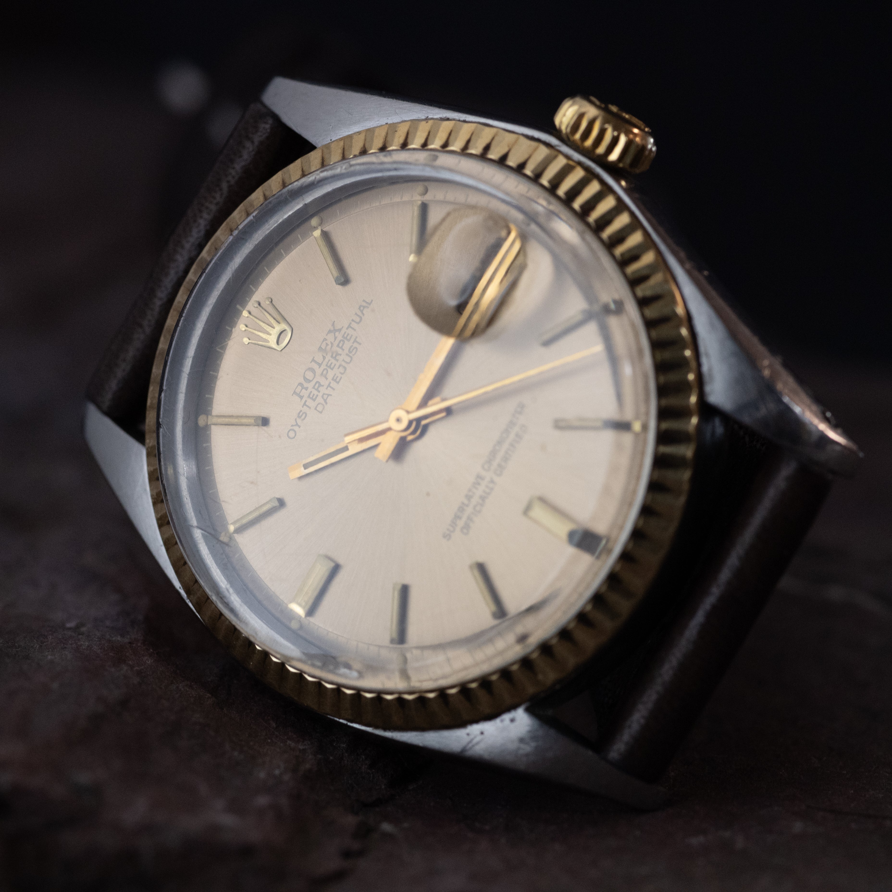 ロレックス デイトジャスト コンビ ゴーストグレー Ref.1601 1971年製
