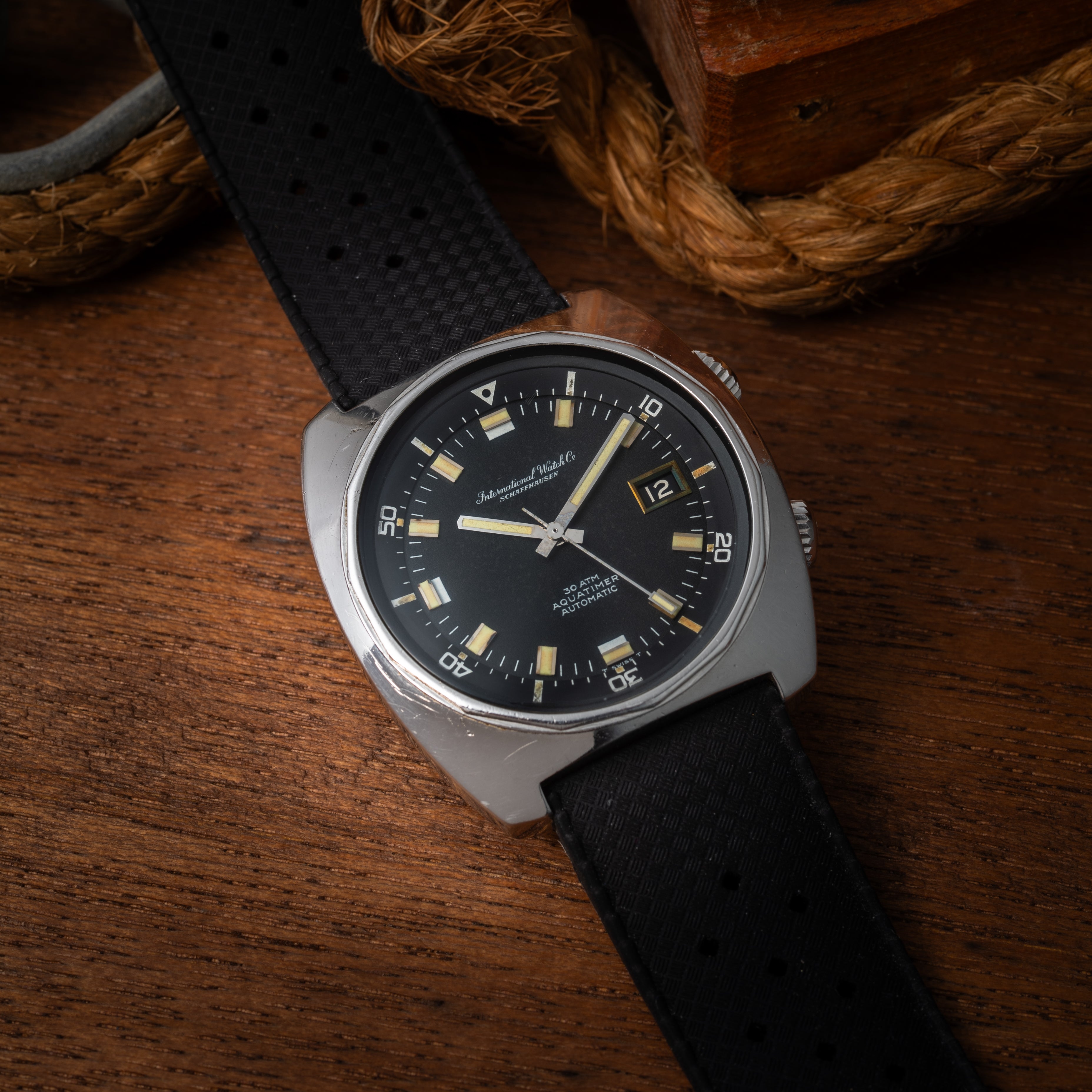 IWC アクアタイマー 1968年製 Ref.816AD ダイバーズウオッチ 別作スケルトン裏蓋付き