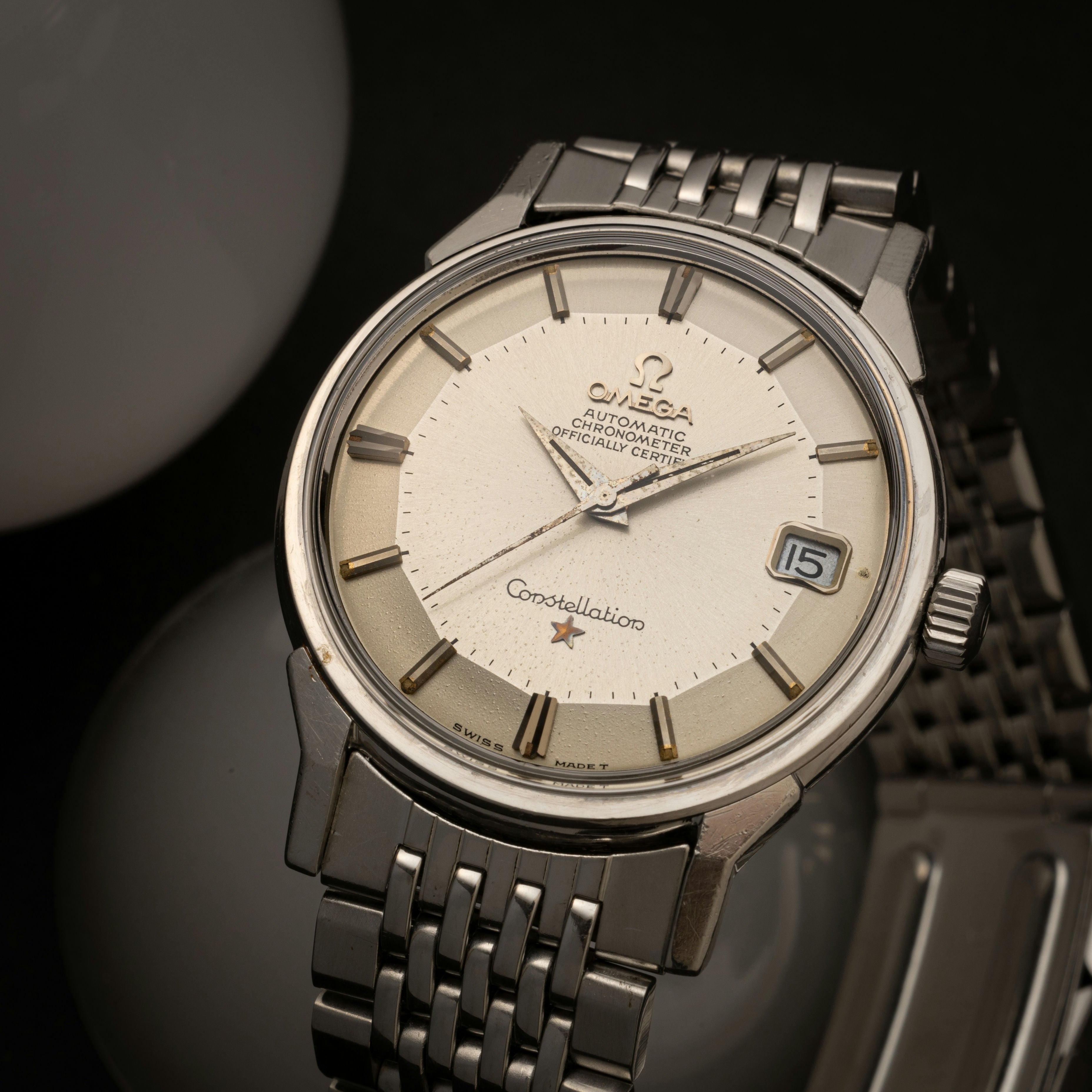 オメガ 1966年製 コンステレーション 12角 クロノメーター Ref.168.005 純正ブレス付き